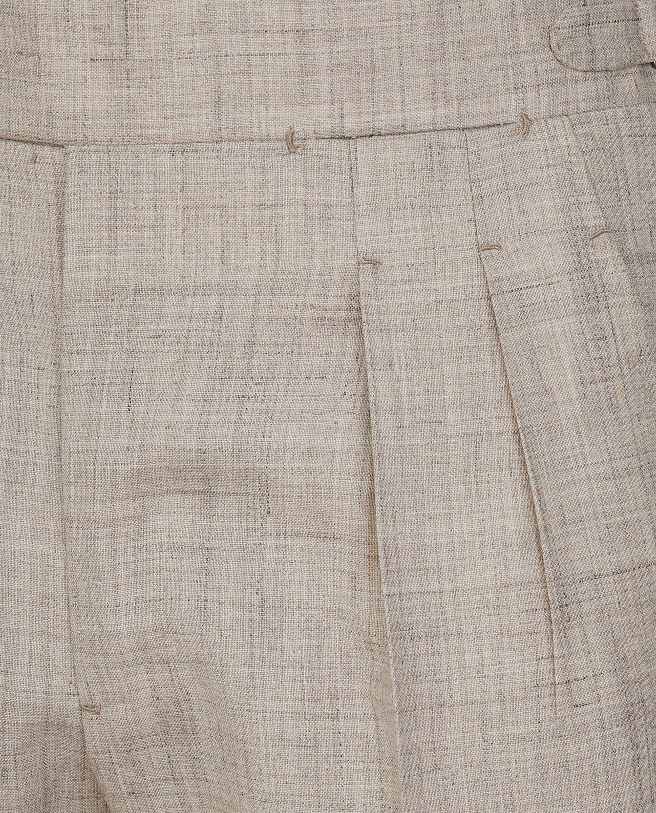 Wol Mix Broek - Lichtbruin