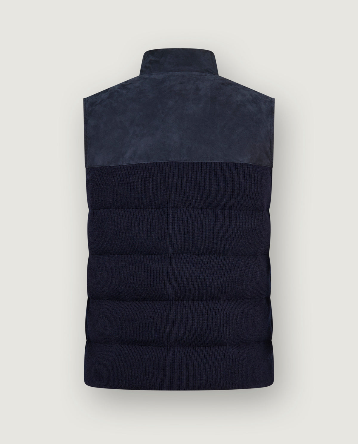 Cashmere Semi Bodywarmer - Donkerblauw