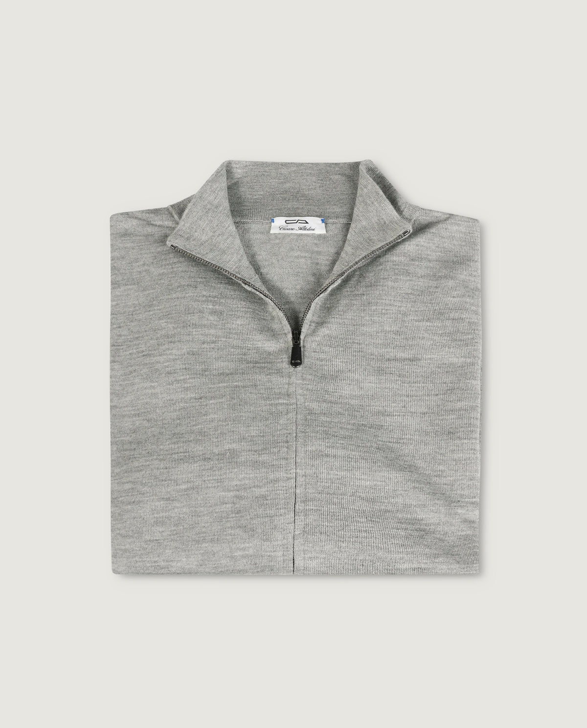 Zip Trui - Lichtgrijs