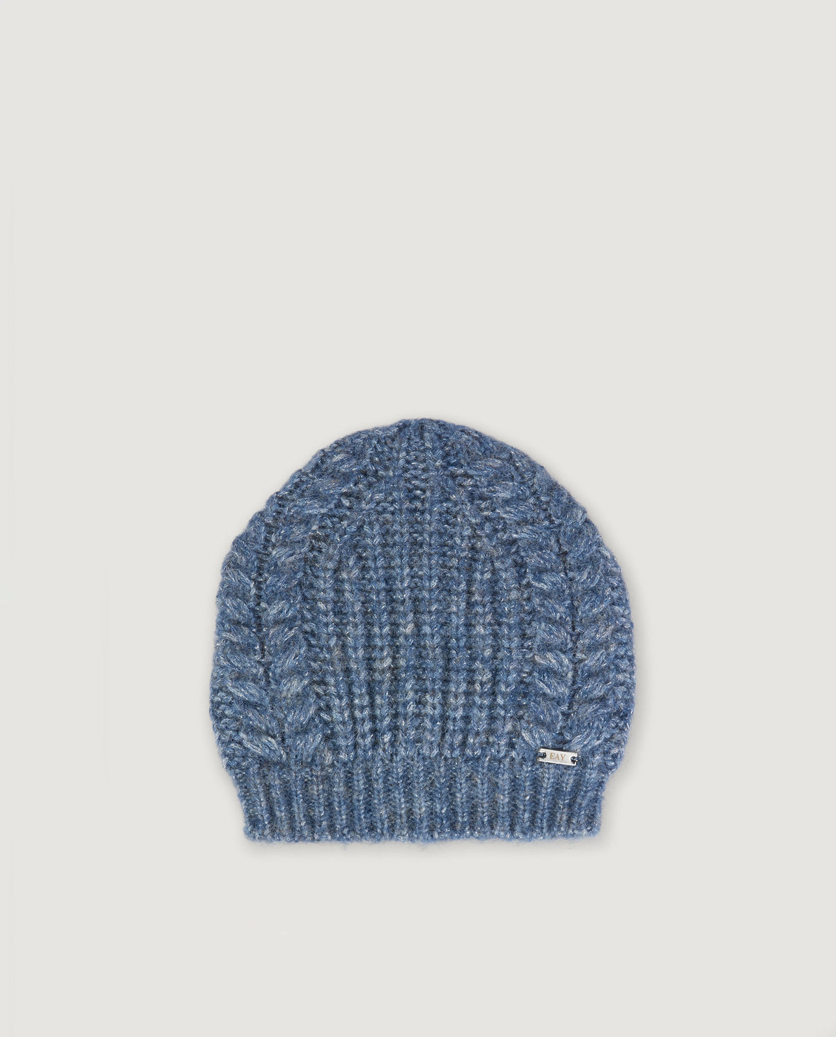 Mélange Alpaca Beanie - Lichtblauw