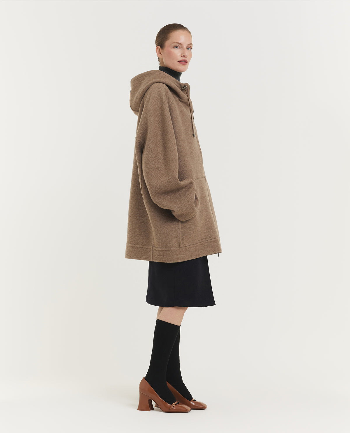 Cashmere Gradi Sweatshirt Coat