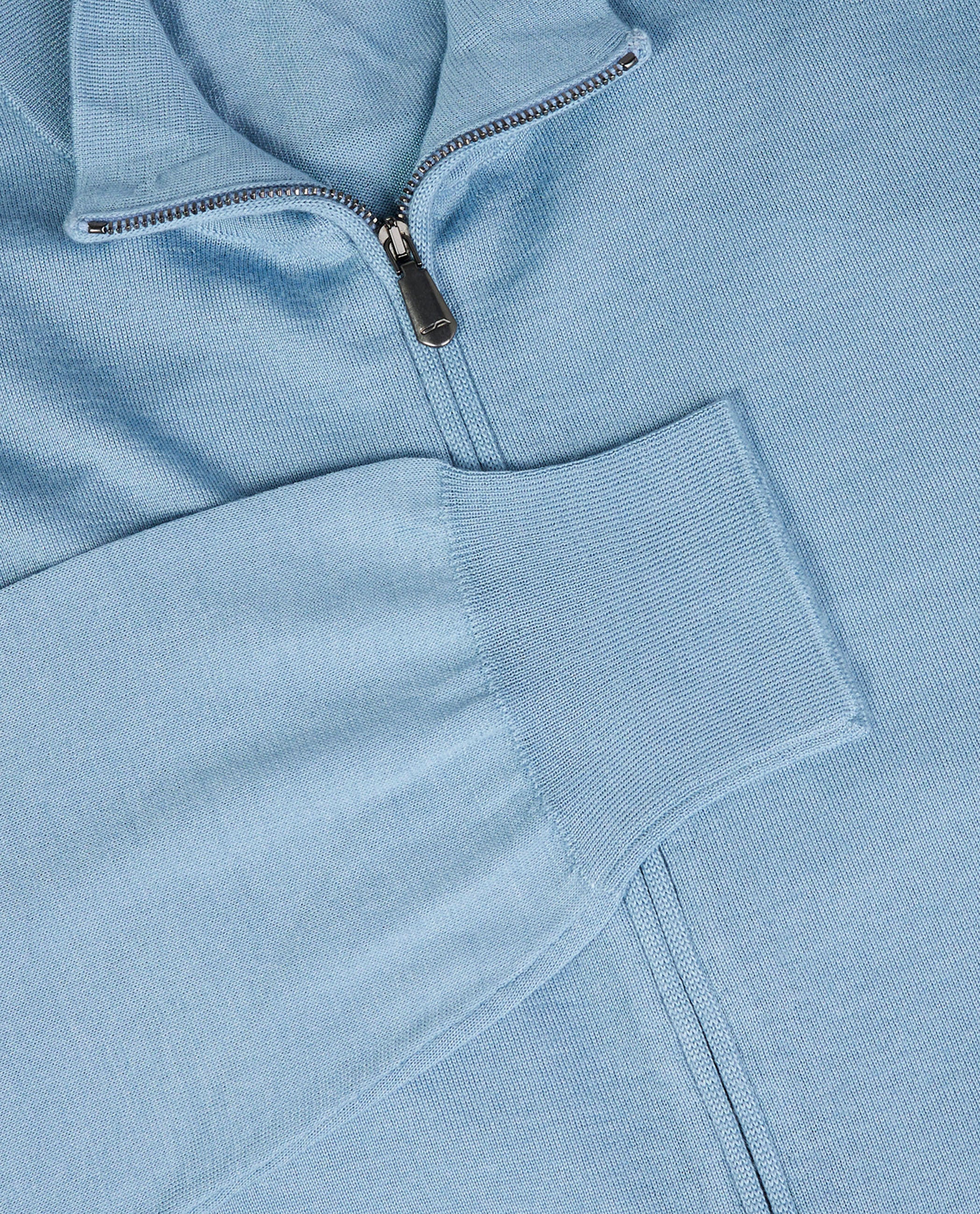 Zip Trui - Lichtblauw