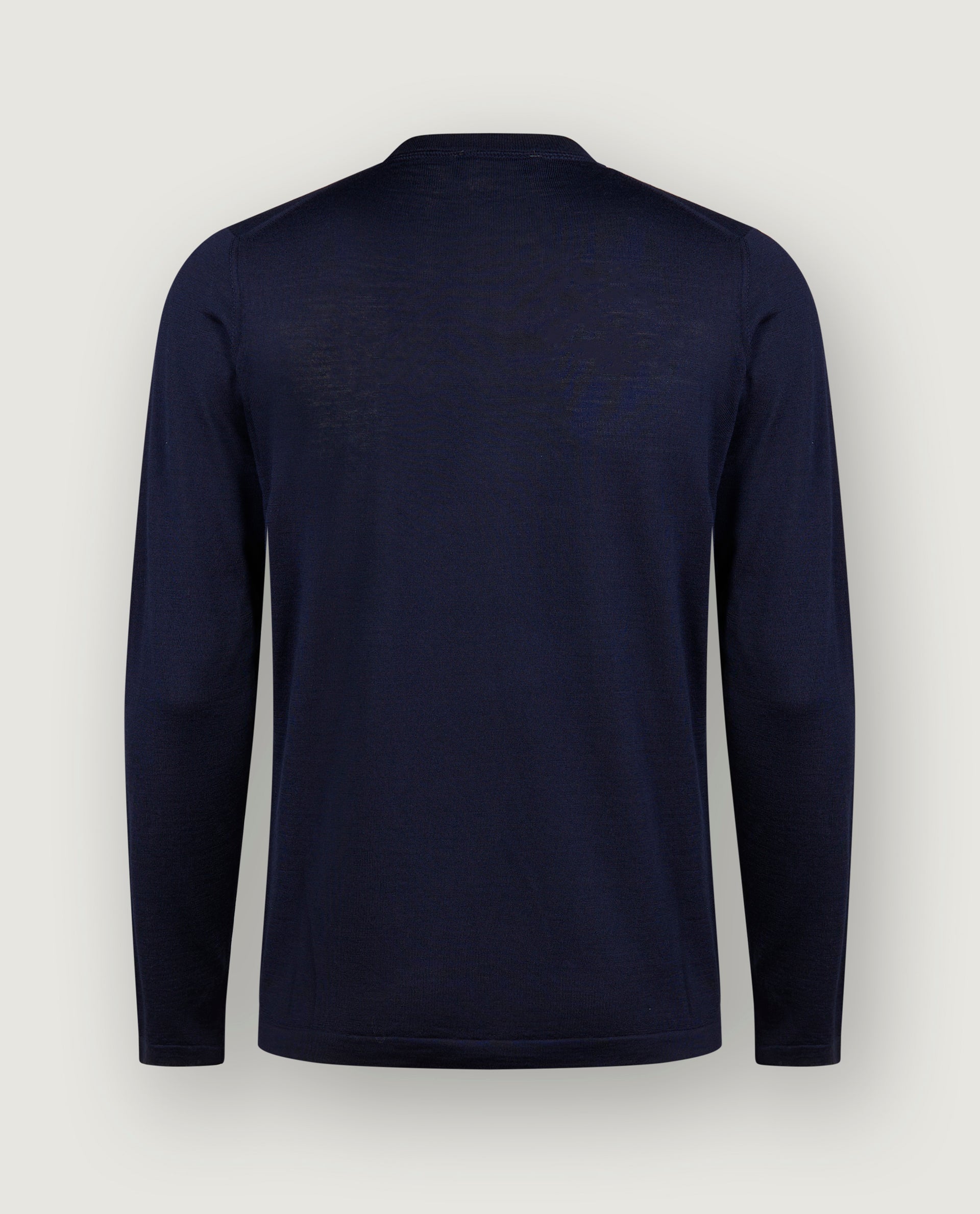 Ronde Hals Trui - Donkerblauw