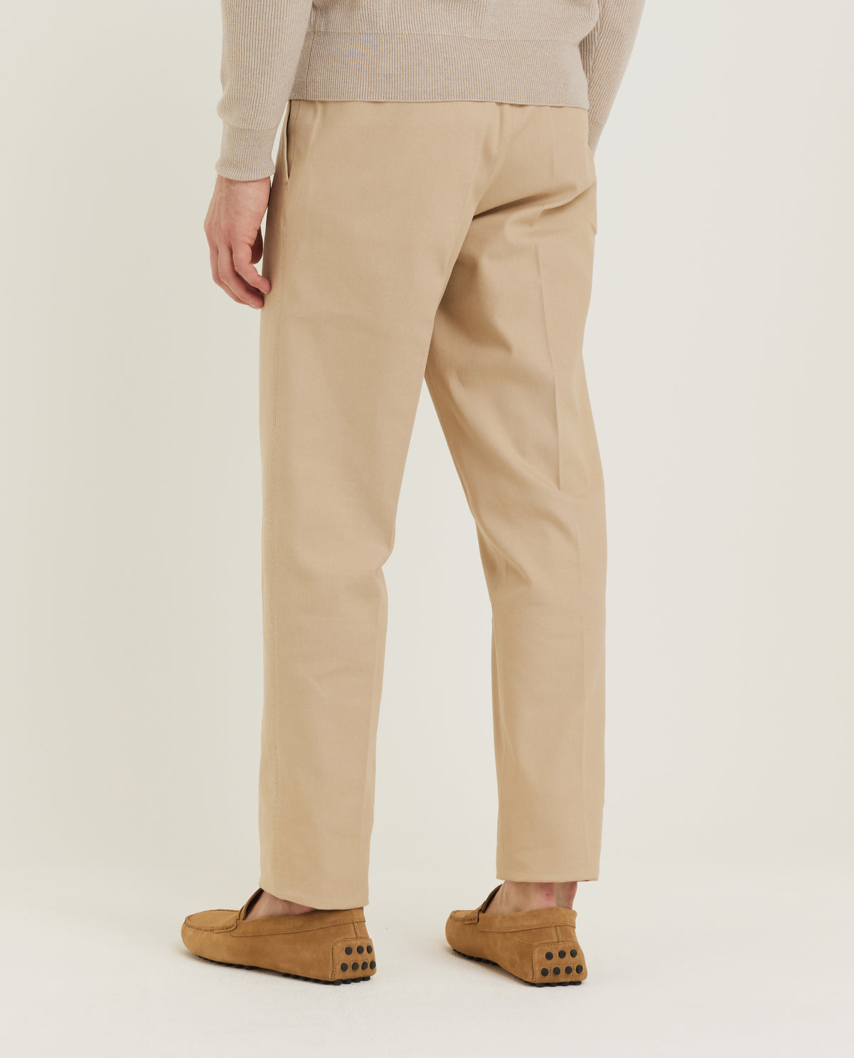 Twill Katoenen Broek - Lichtbruin