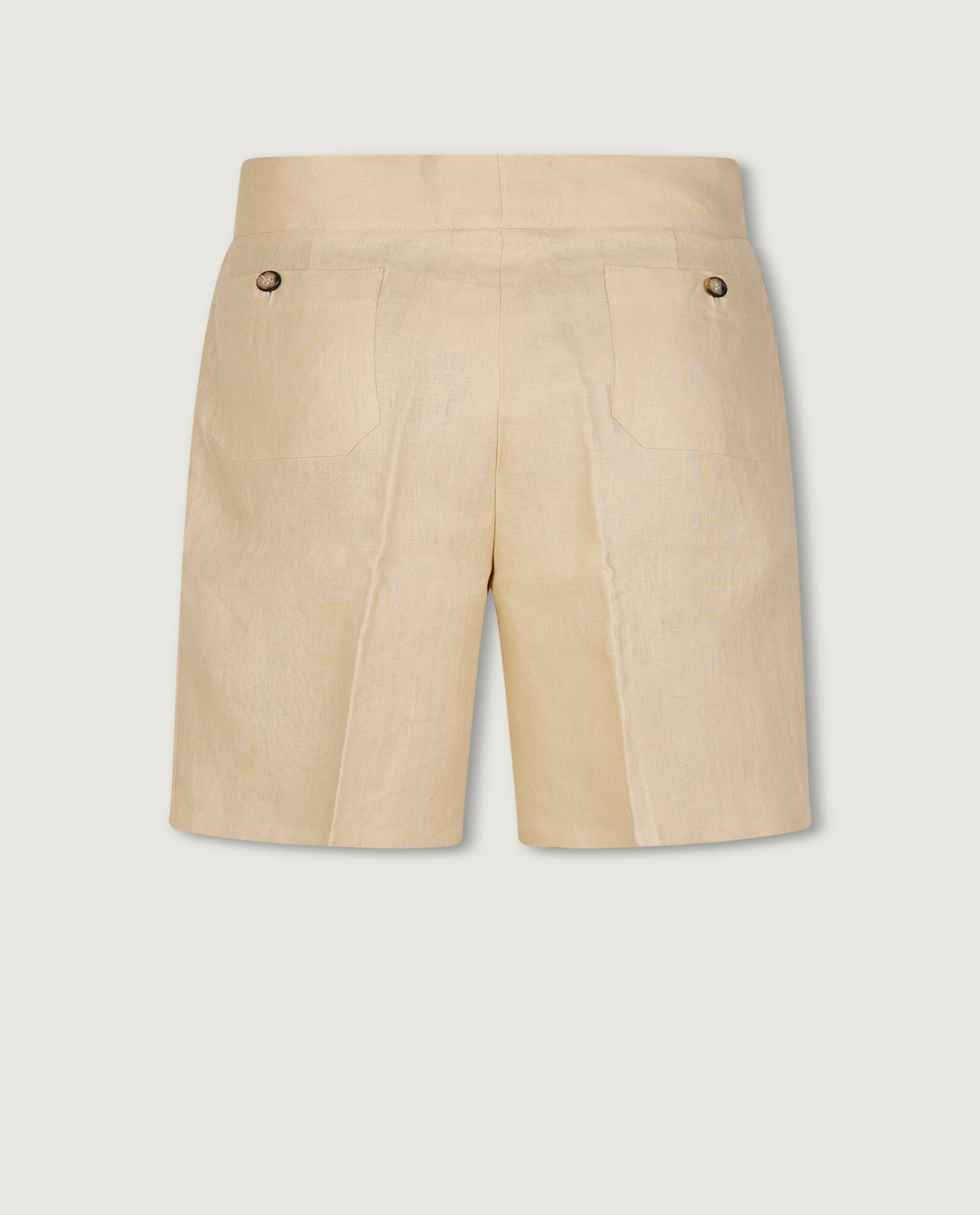 Linnen Safari Shorts - Lichtbruin