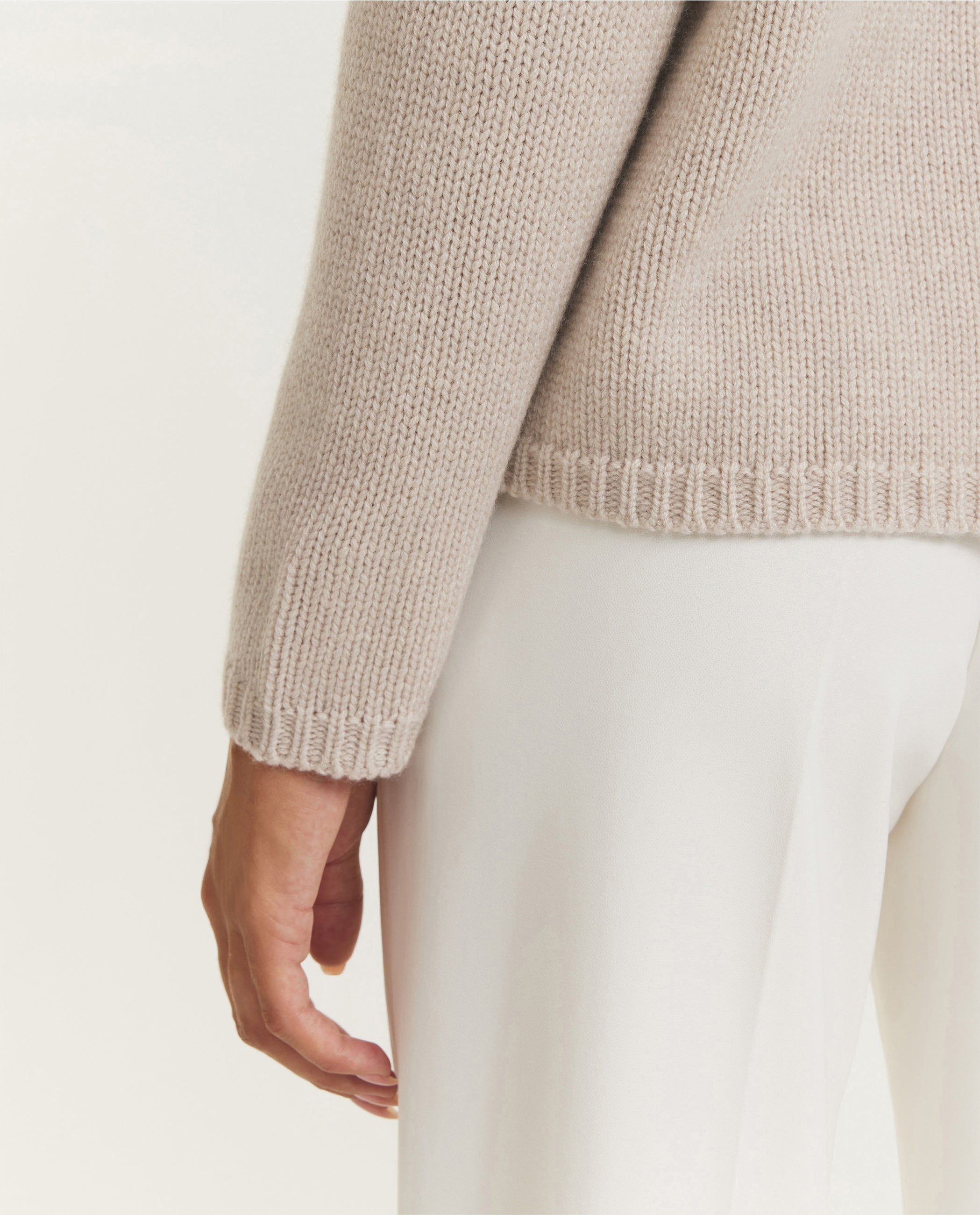 Coarse Crew Neck Sweater