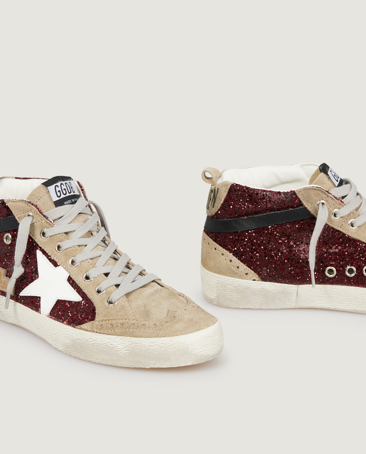 Mid Star Glitter Sneakers