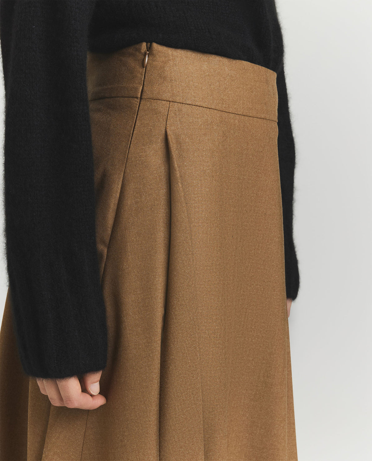 Midi rok - Bruin
