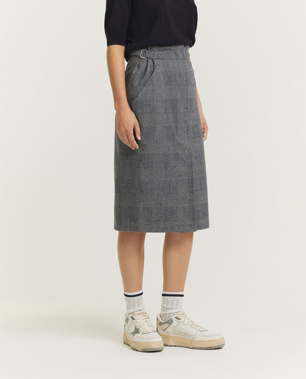 Patterned Pencil Skirt