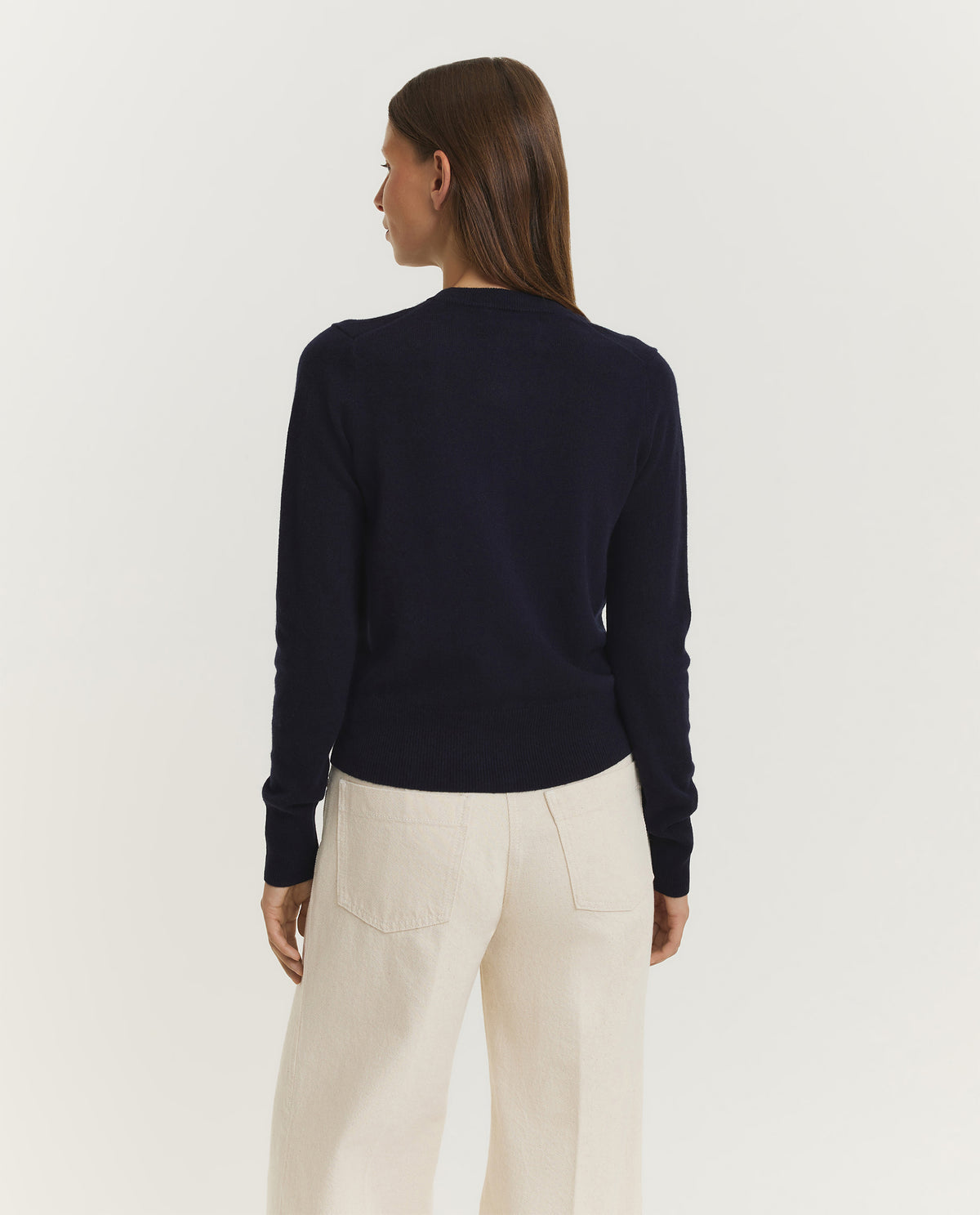 N°300 Little Cashmere Cardigan - Donkerblauw