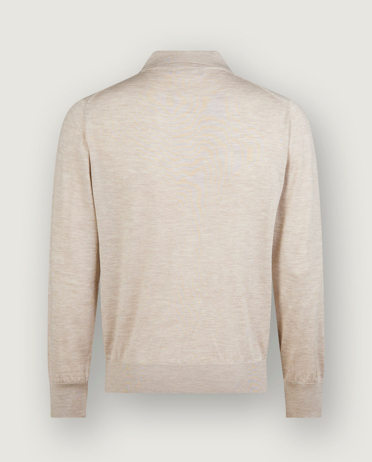 Wol Blend Polo - Lichtbruin