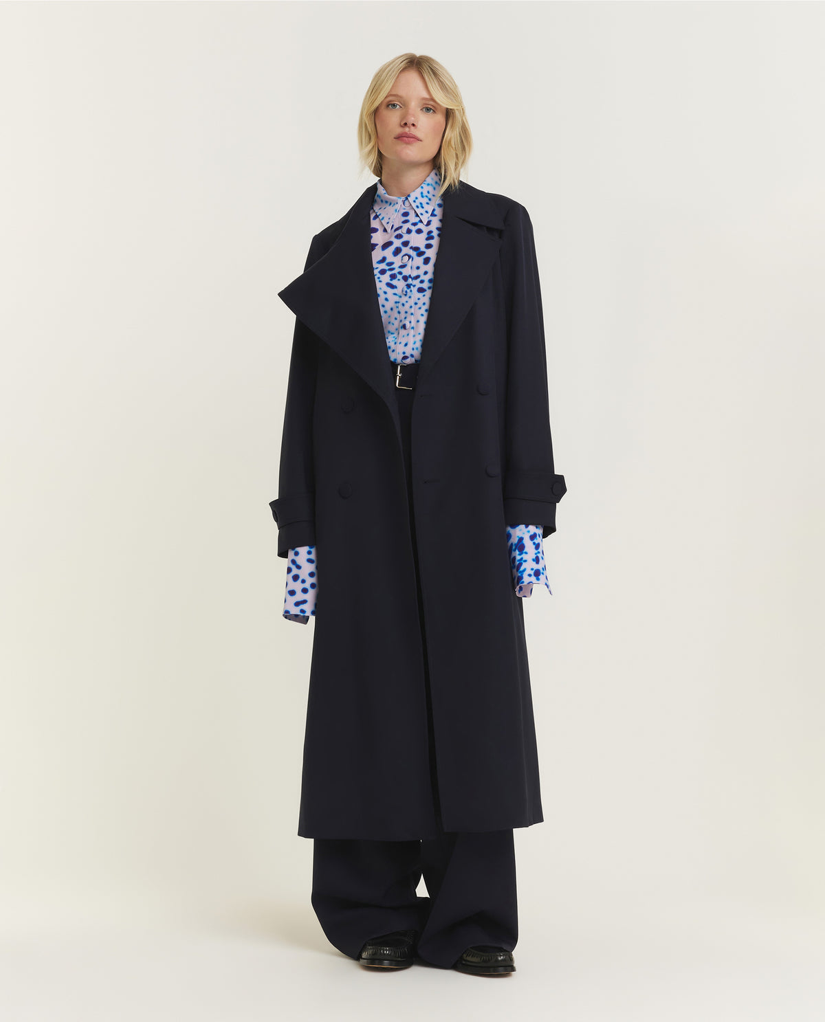 Belted Wool Trousers