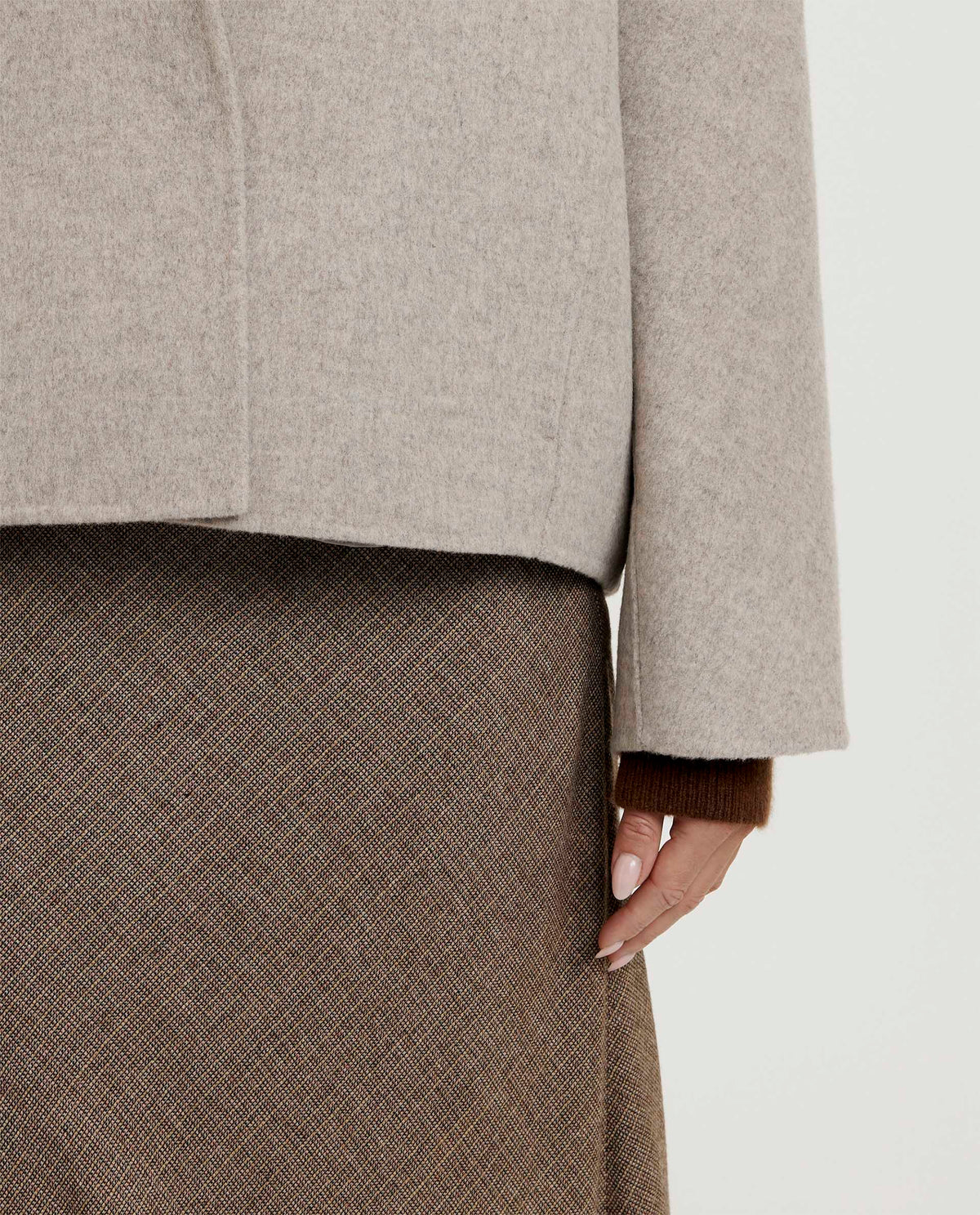 Wool-cashmere jacket