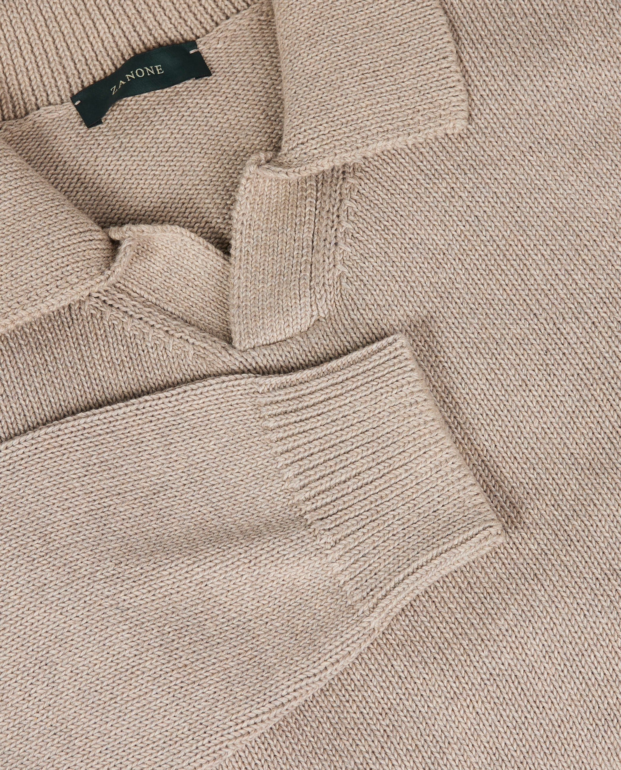 Polo Kraag Trui - Lichtbruin