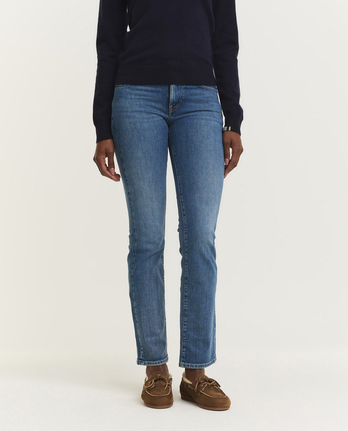 Cologne Slim Straight Jeans - Blauw