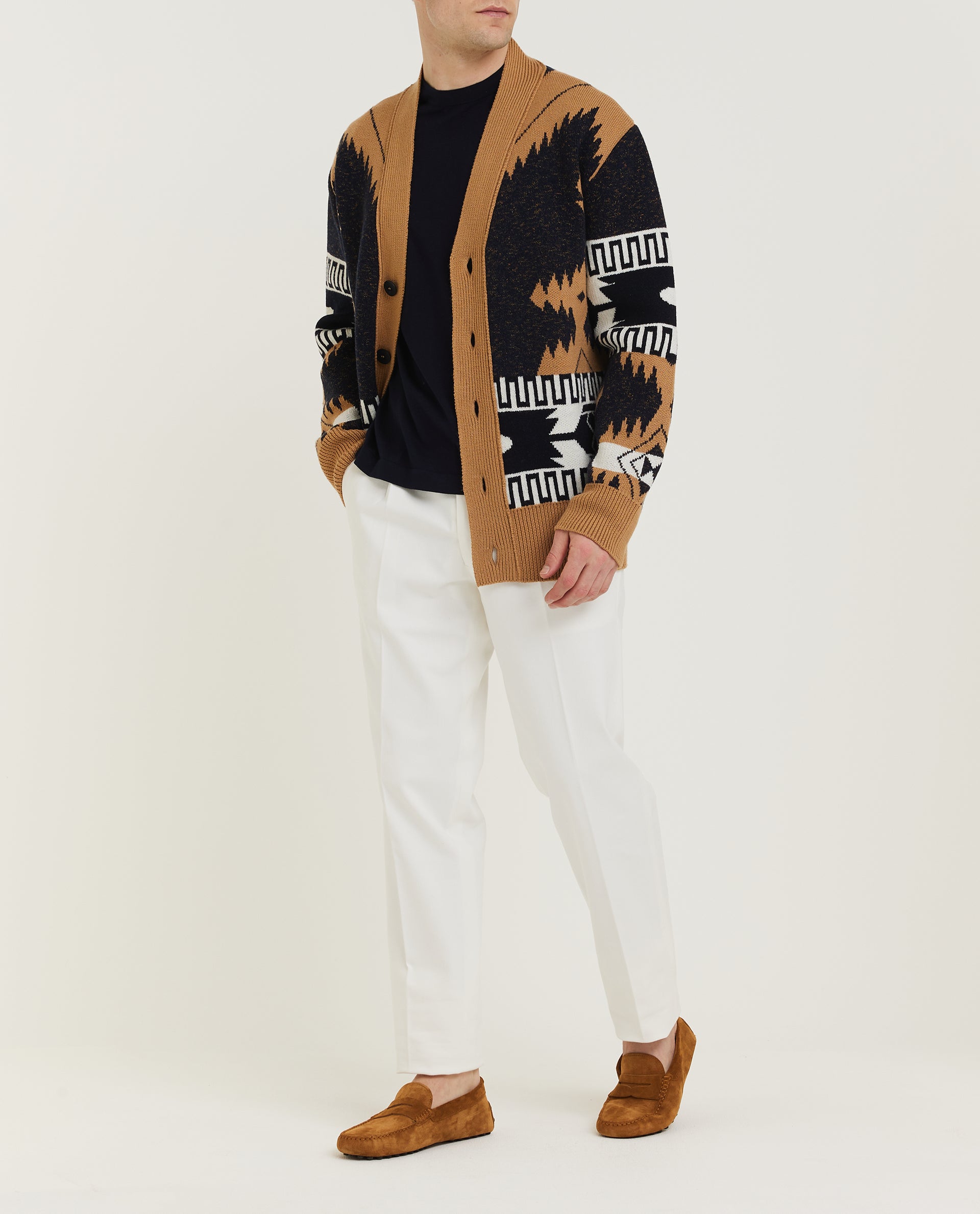 Wollen Cardigan - Bruin