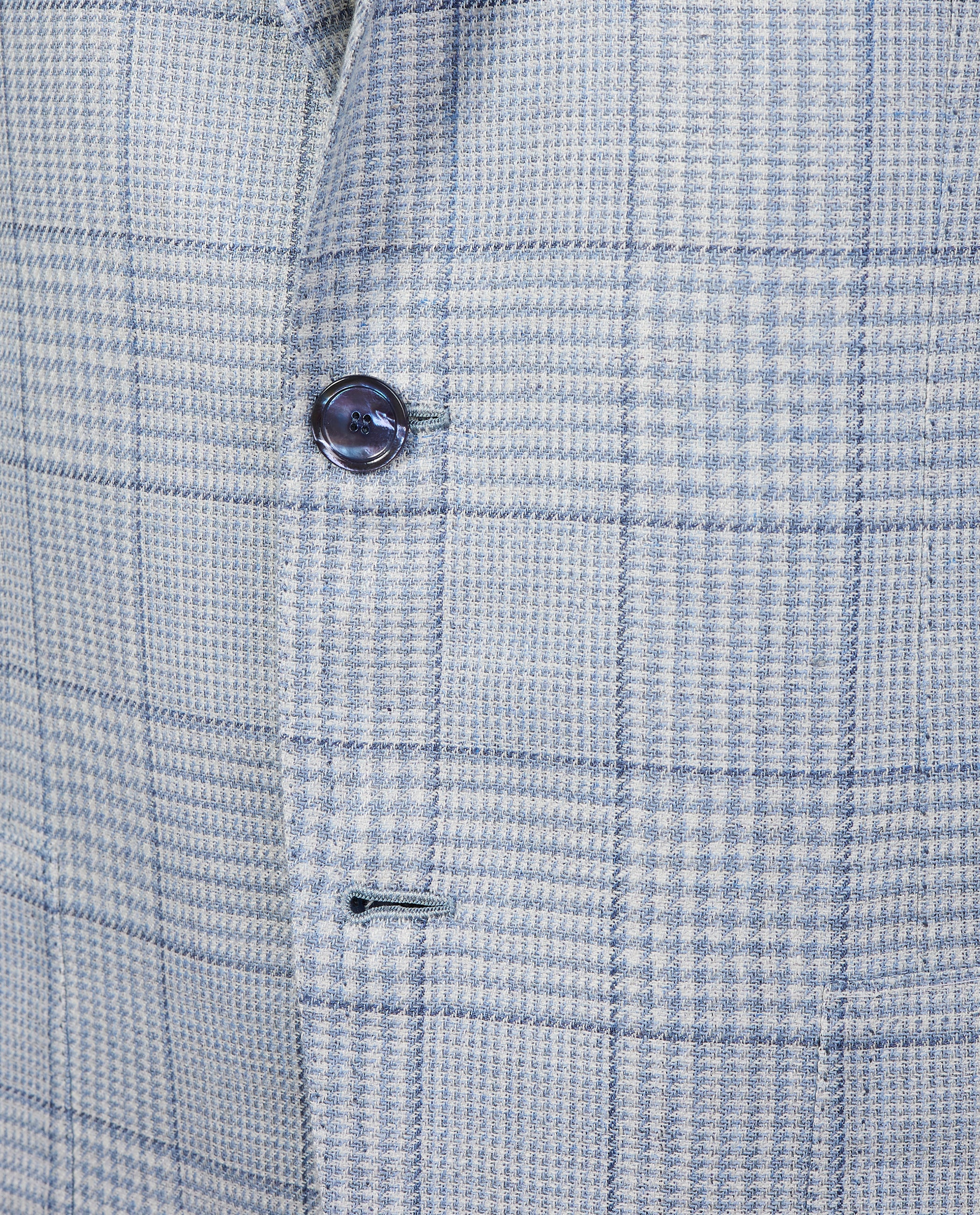 Checked Wool Blend Jacket