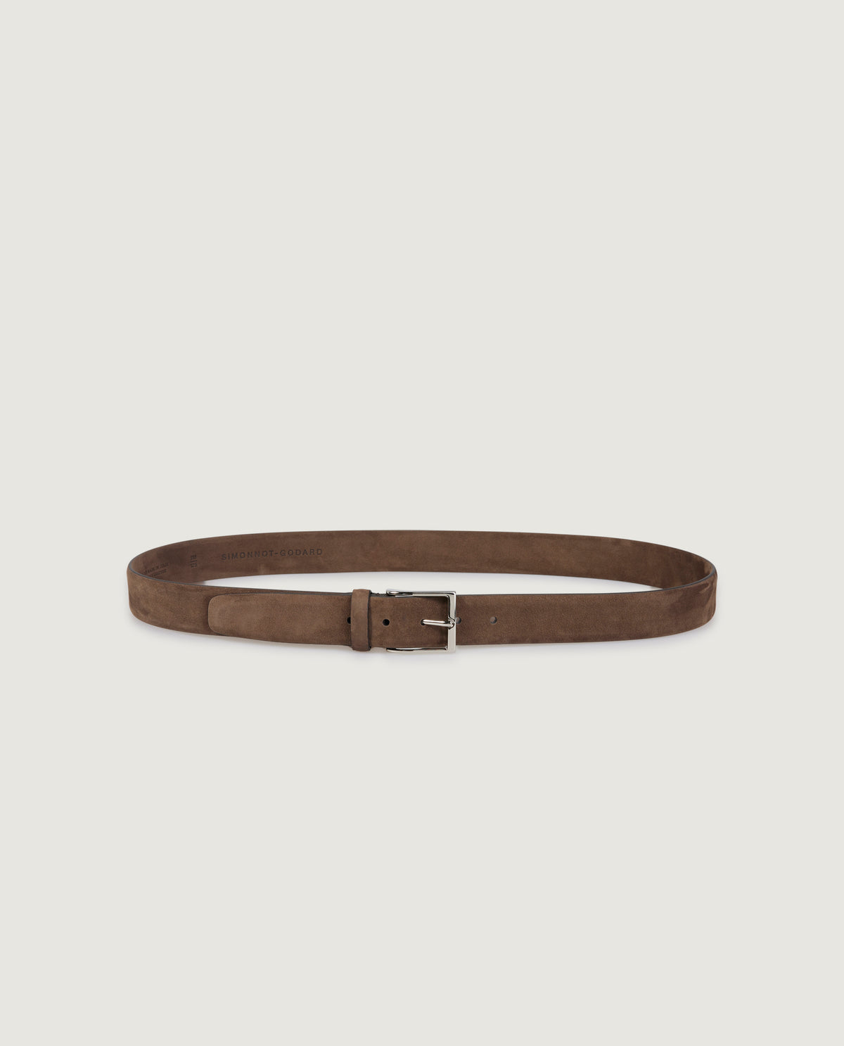 Nubuck Leren Riem - Bruin