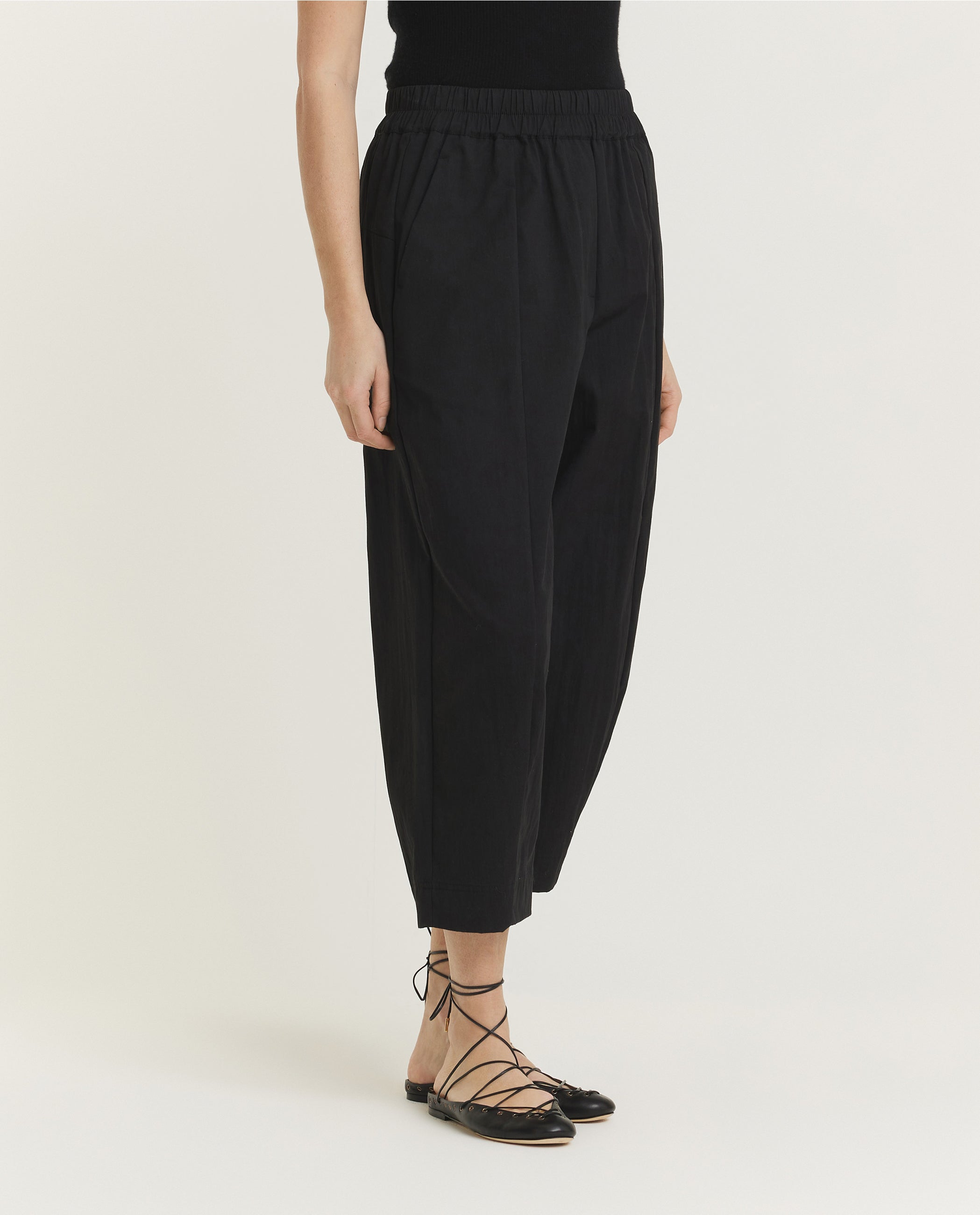 Cotton Blend Trousers
