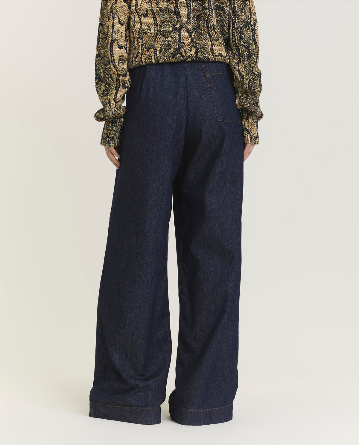 Pila Wijde Katoenen Broek - Blauw