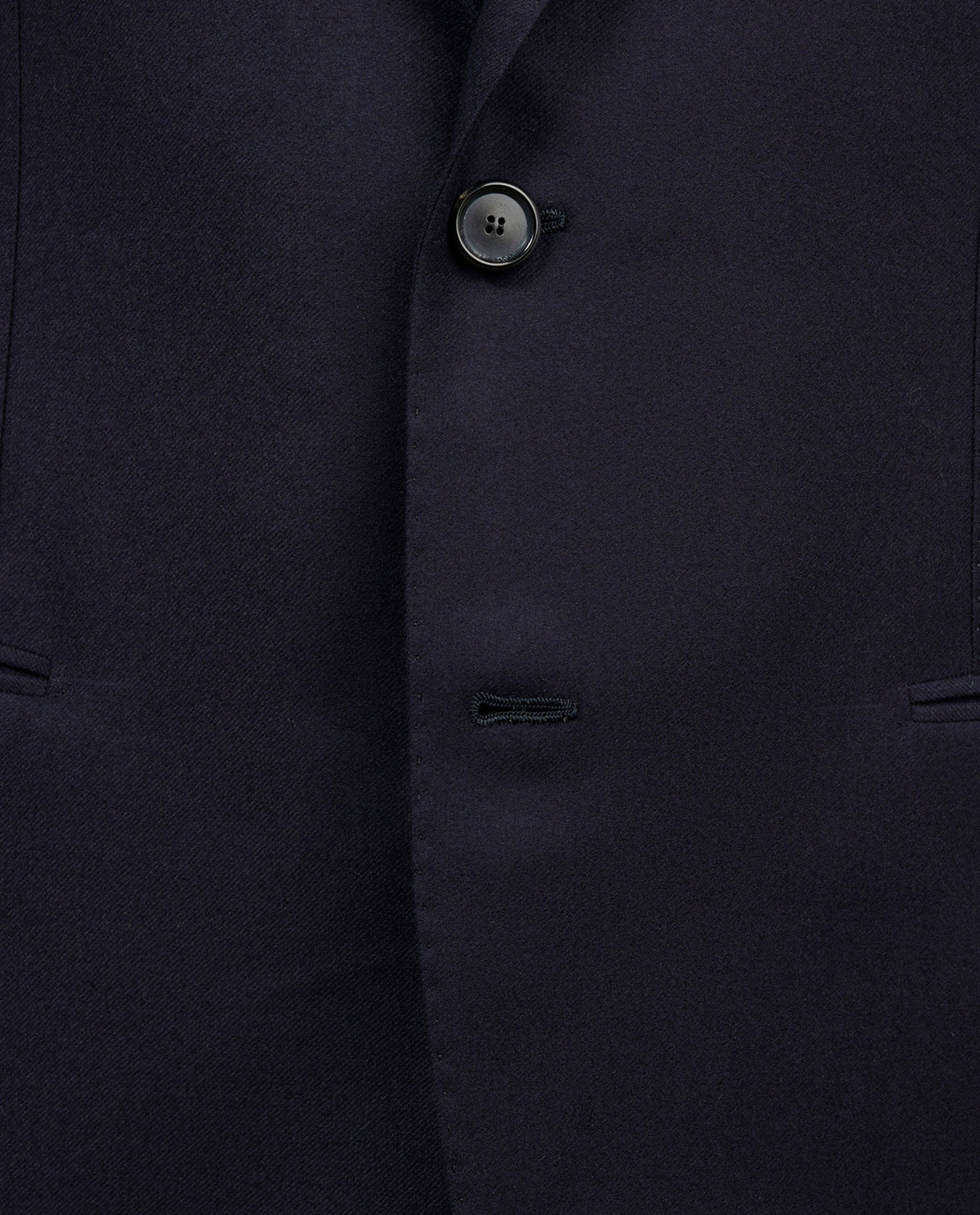 Handgemaakt Flannel 2-delig Pak - Donkerblauw