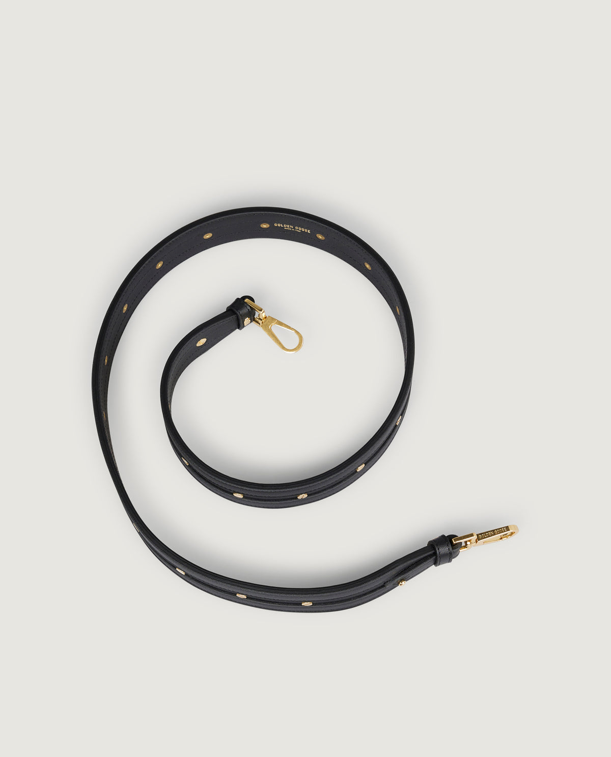 Leather shoulder bag strap