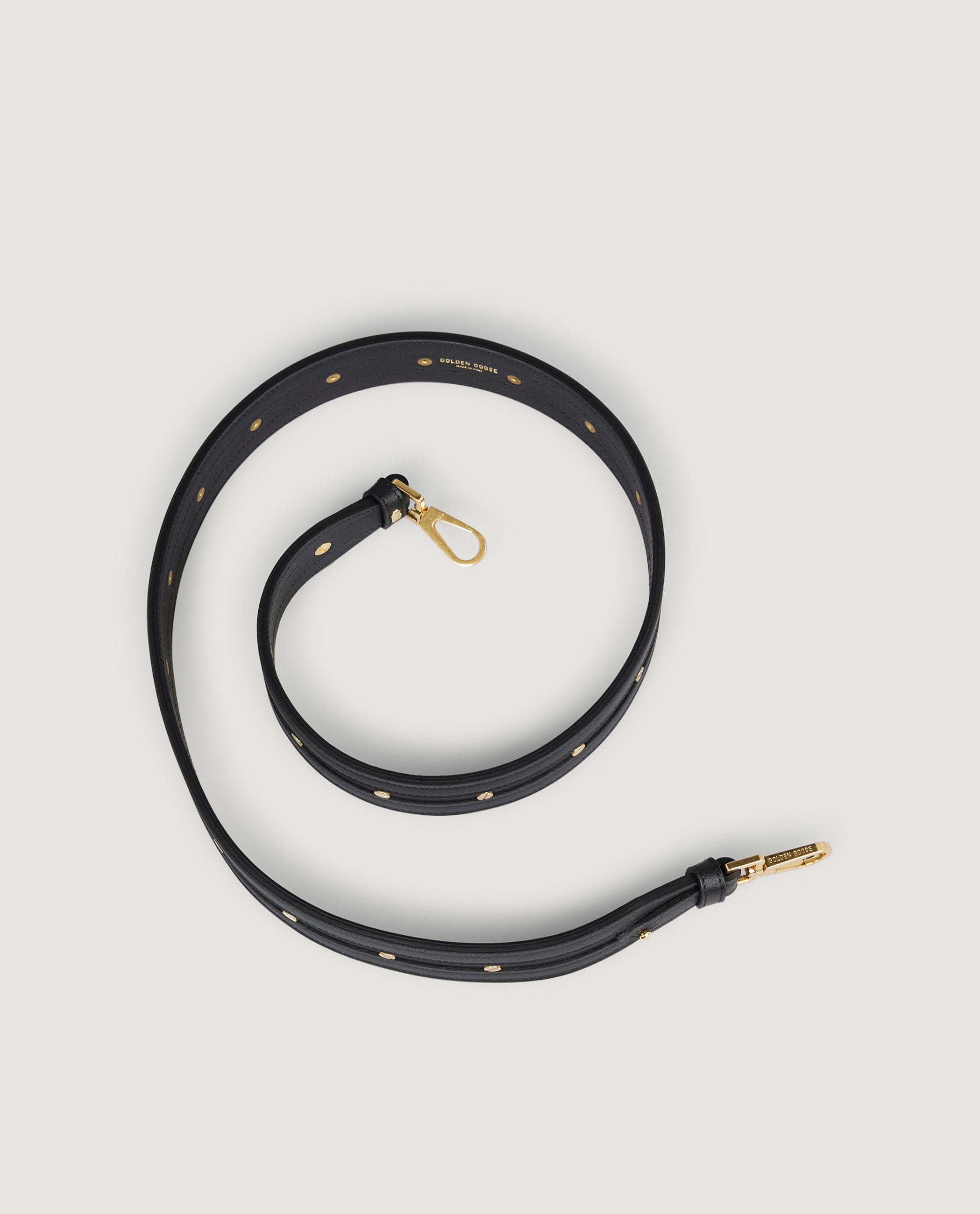 Leather shoulder bag strap