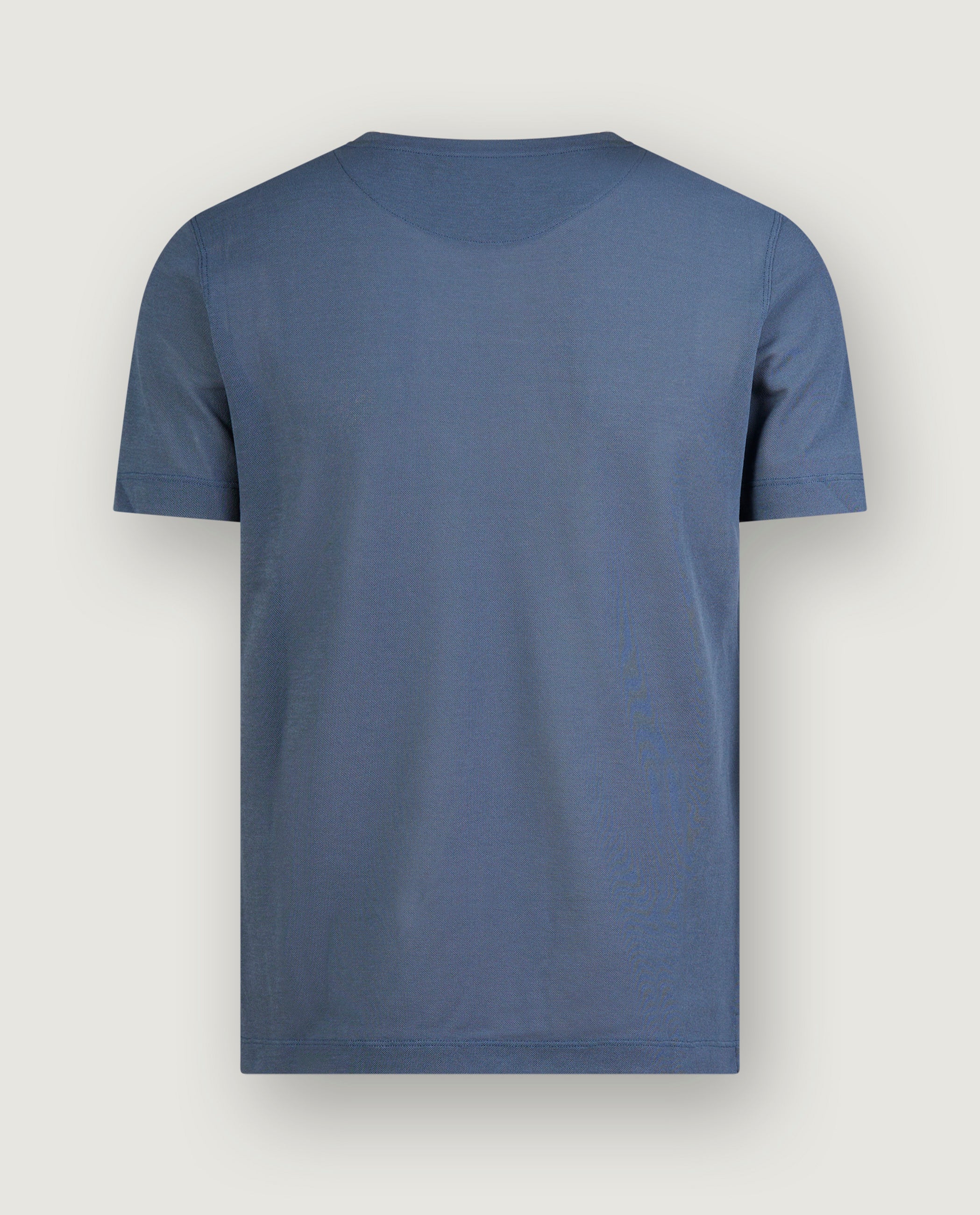 Ice Cotton Pique T-Shirt - Blauw