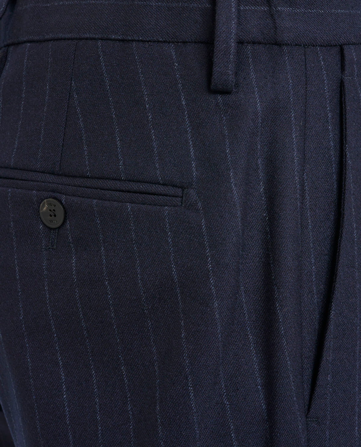 Flannel Wollen Broek - Donkerblauw