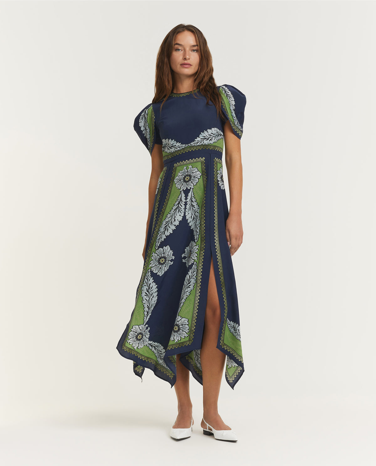 Silk Cherie Scarf Dress