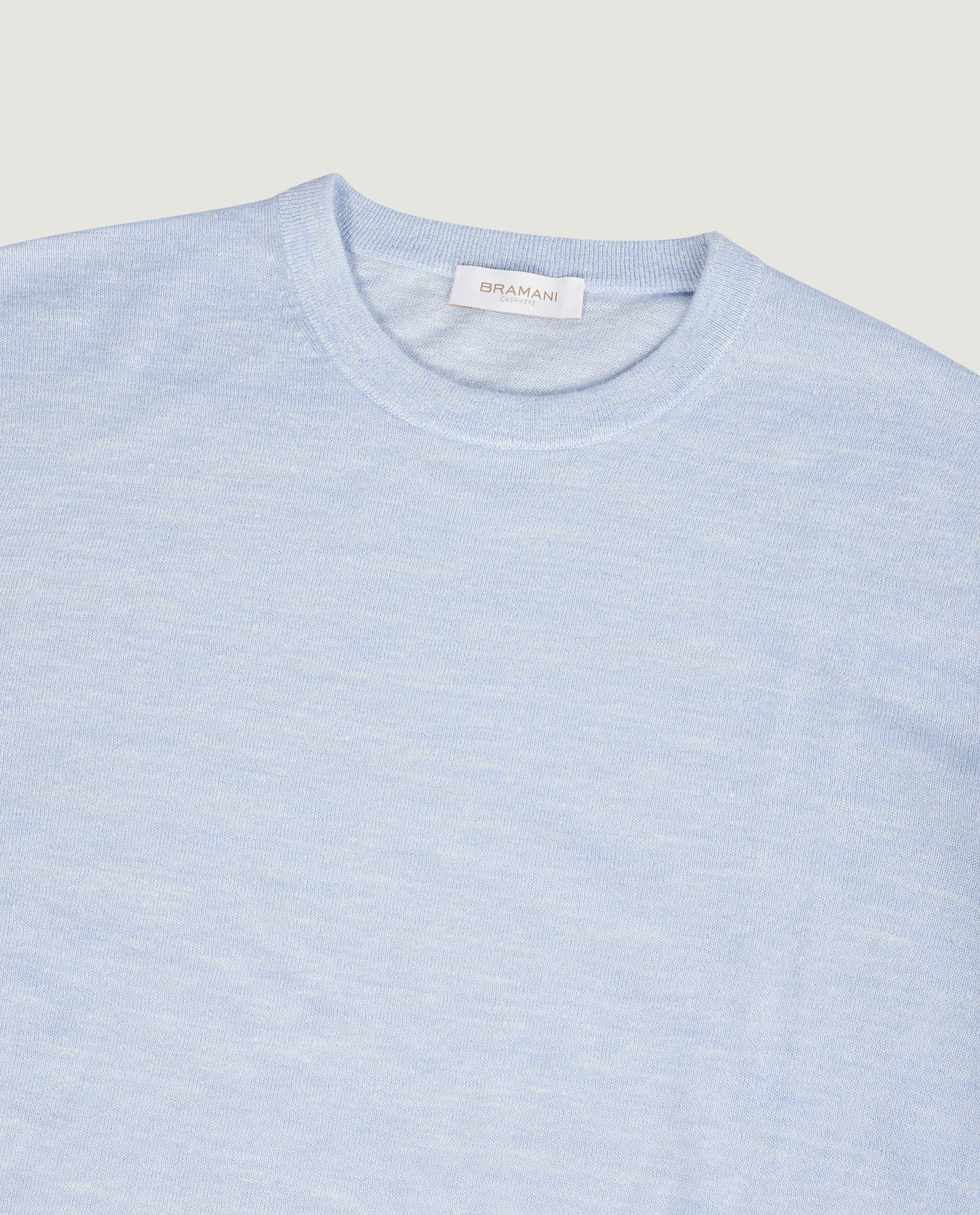 Cashmere Mix Trui - Lichtblauw