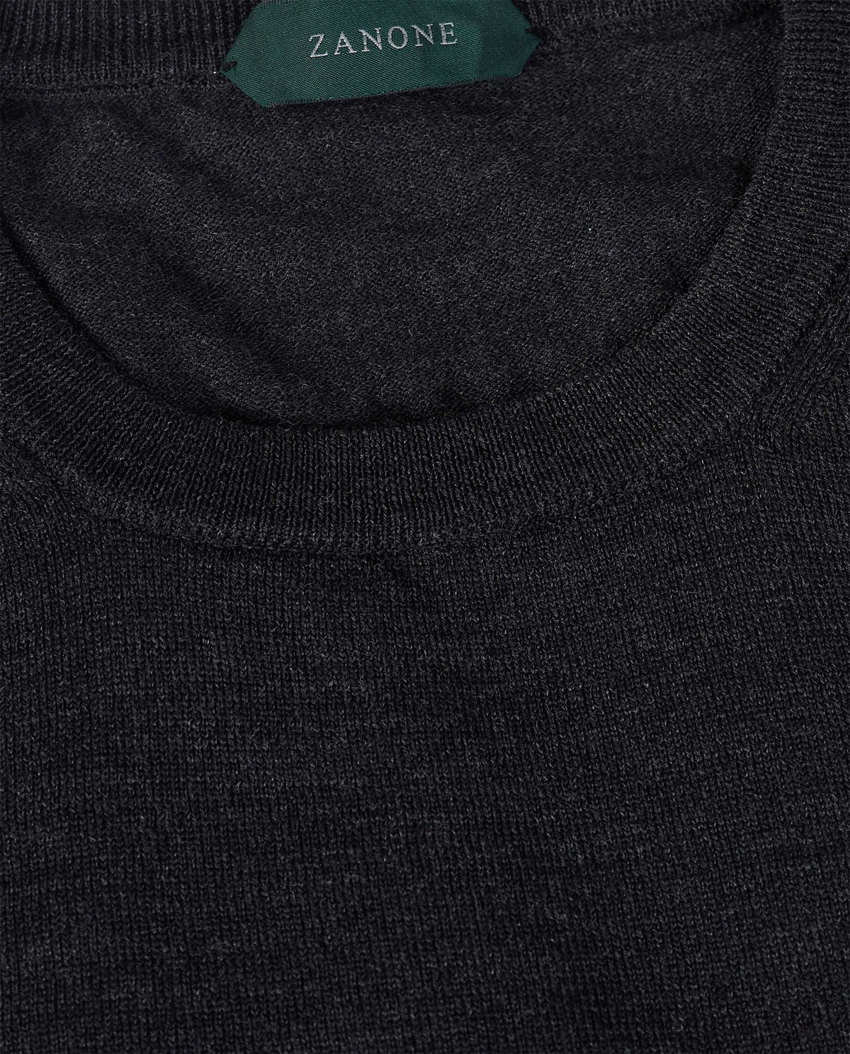 Ronde Hals Trui - Donkergrijs