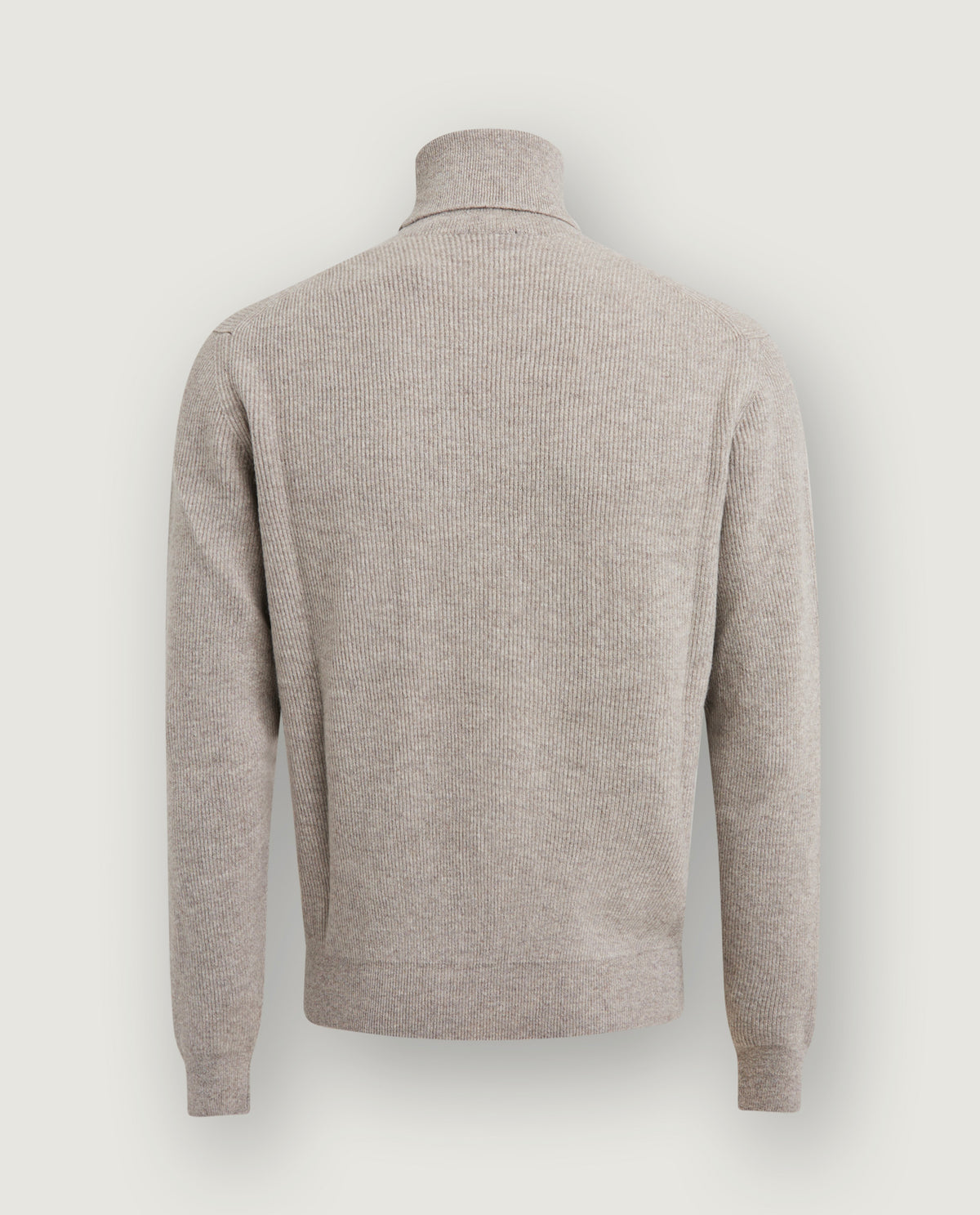 Cashmere Rib Coltrui - Lichtgrijs