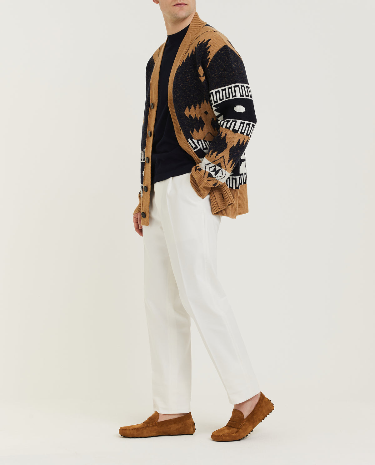 Wollen Cardigan - Bruin