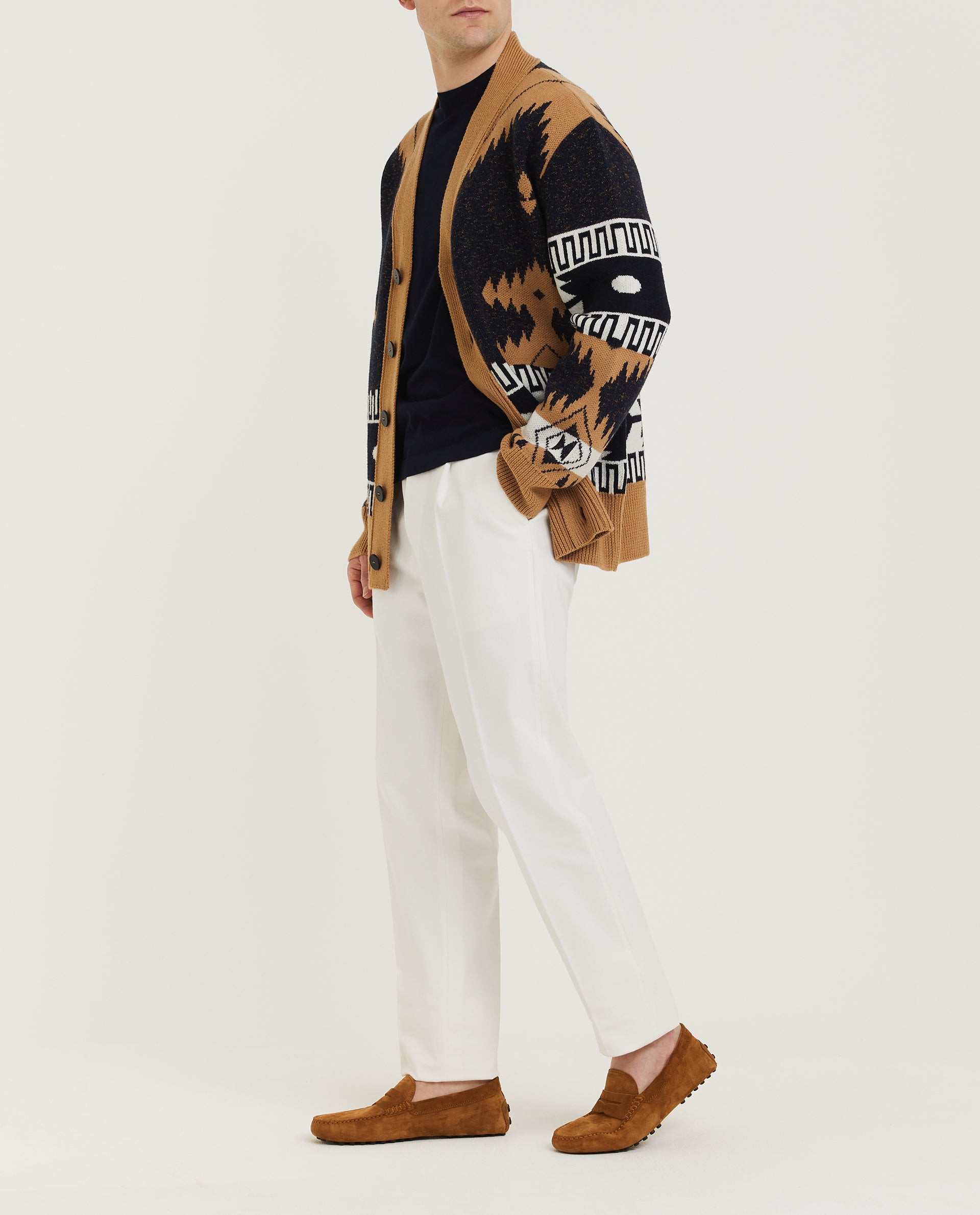 Wollen Cardigan - Bruin