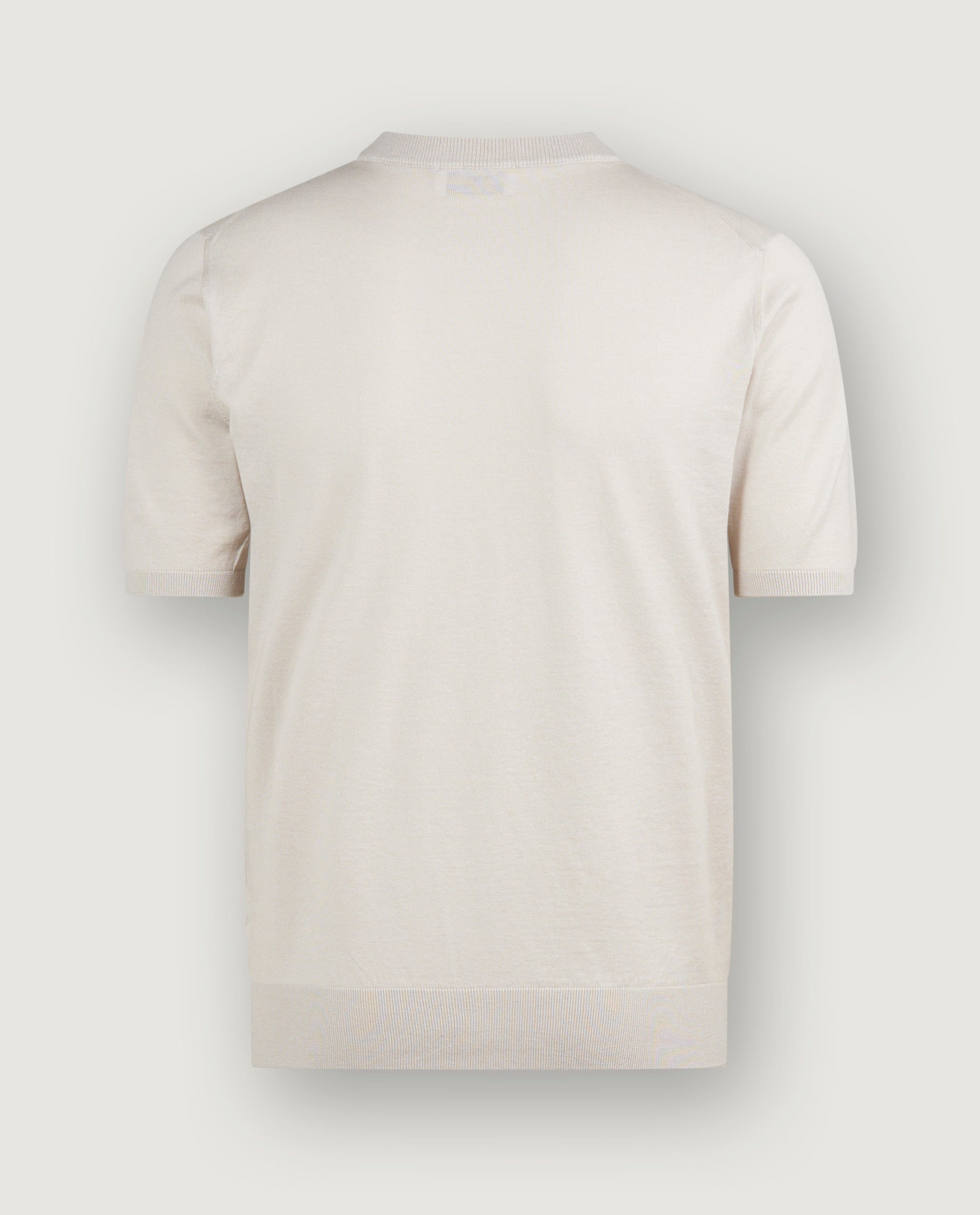 Katoen Cashmere T-Shirt - Grijs