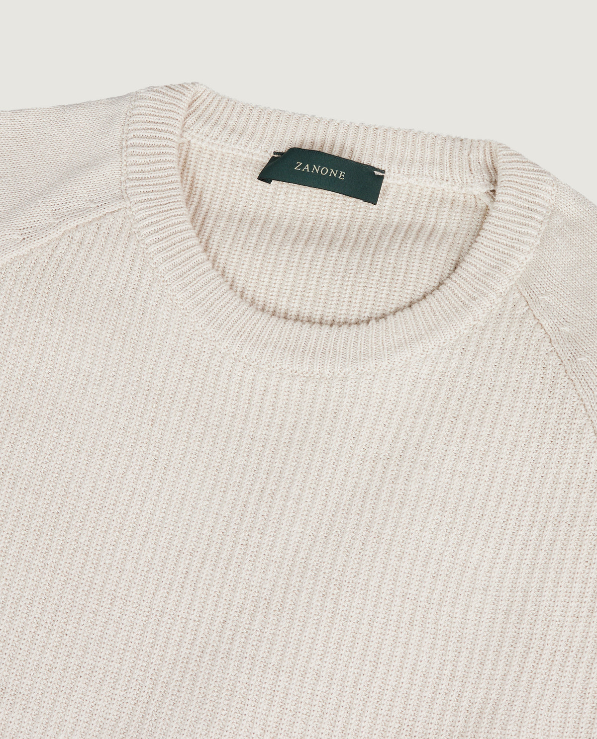 Linnen Katoenen Trui - Ecru