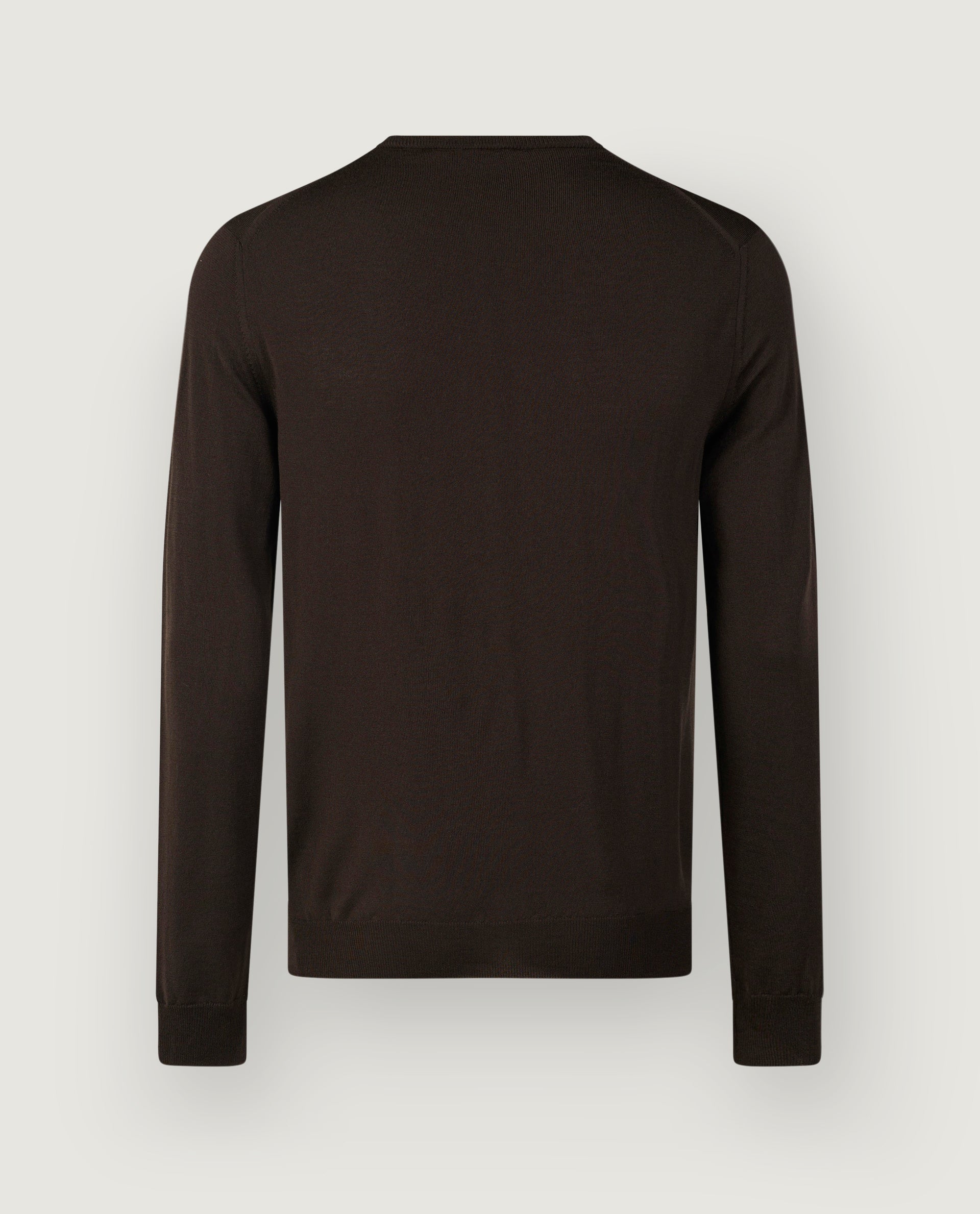 Ronde Hals Trui - Bruin