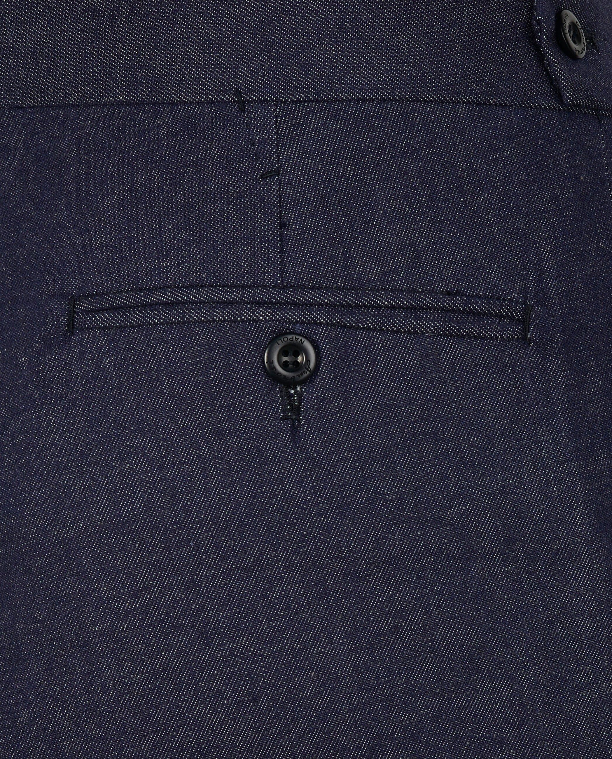 Twill Katoenen Broek - Donkerblauw