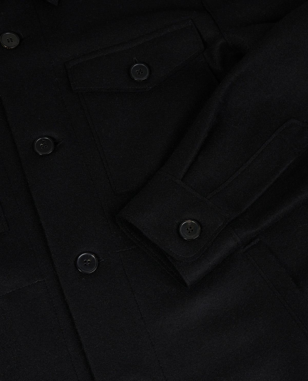 Cashmere shirtjacket