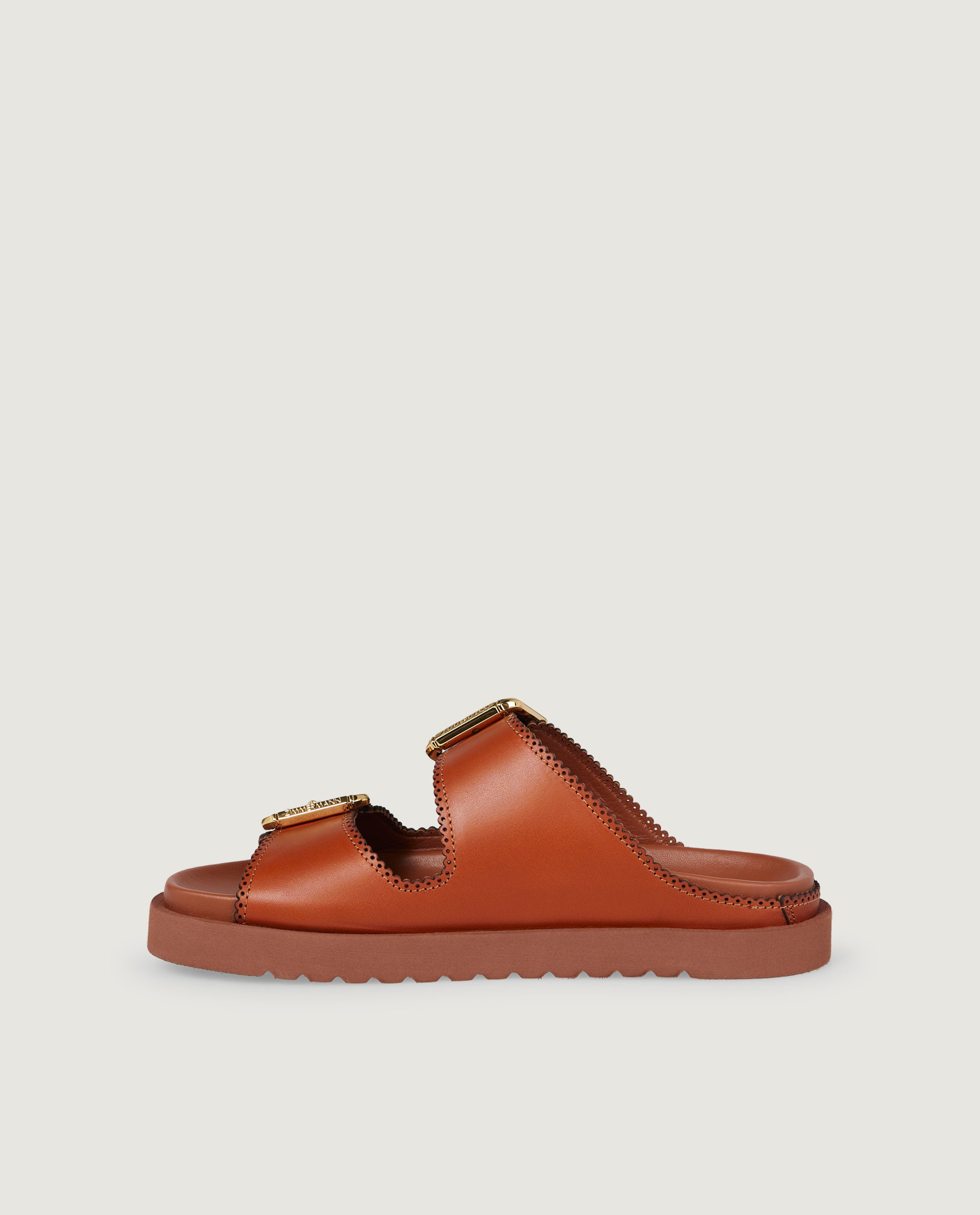 Goldie Slide Sandalen - Lichtbruin