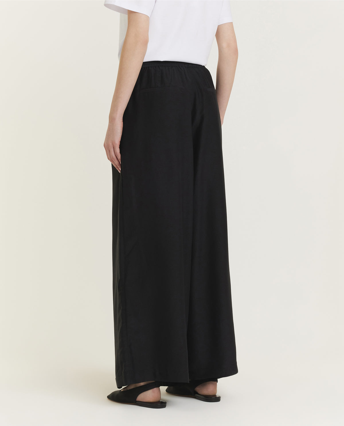 Wide Pleated Trousers