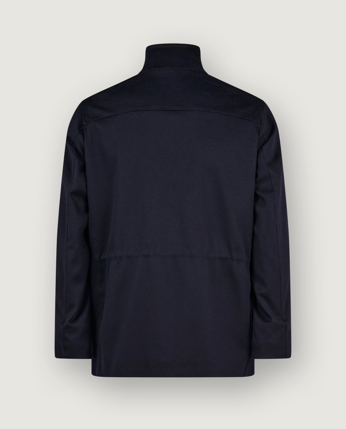 Handgemaakte Cashmere Fieldjacket - Donkerblauw