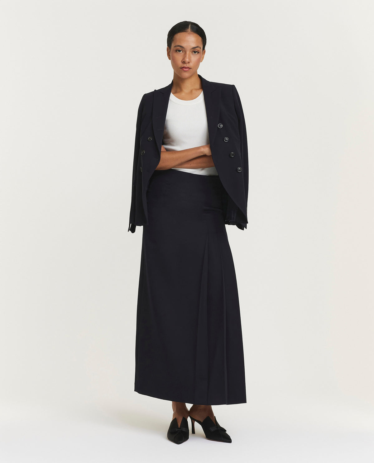 Double breasted blazer - Donkerblauw