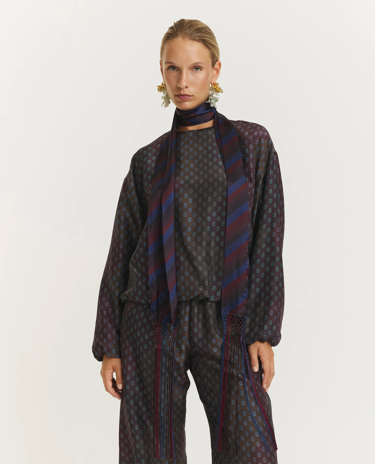 Silky Fania Shawl - Bruin