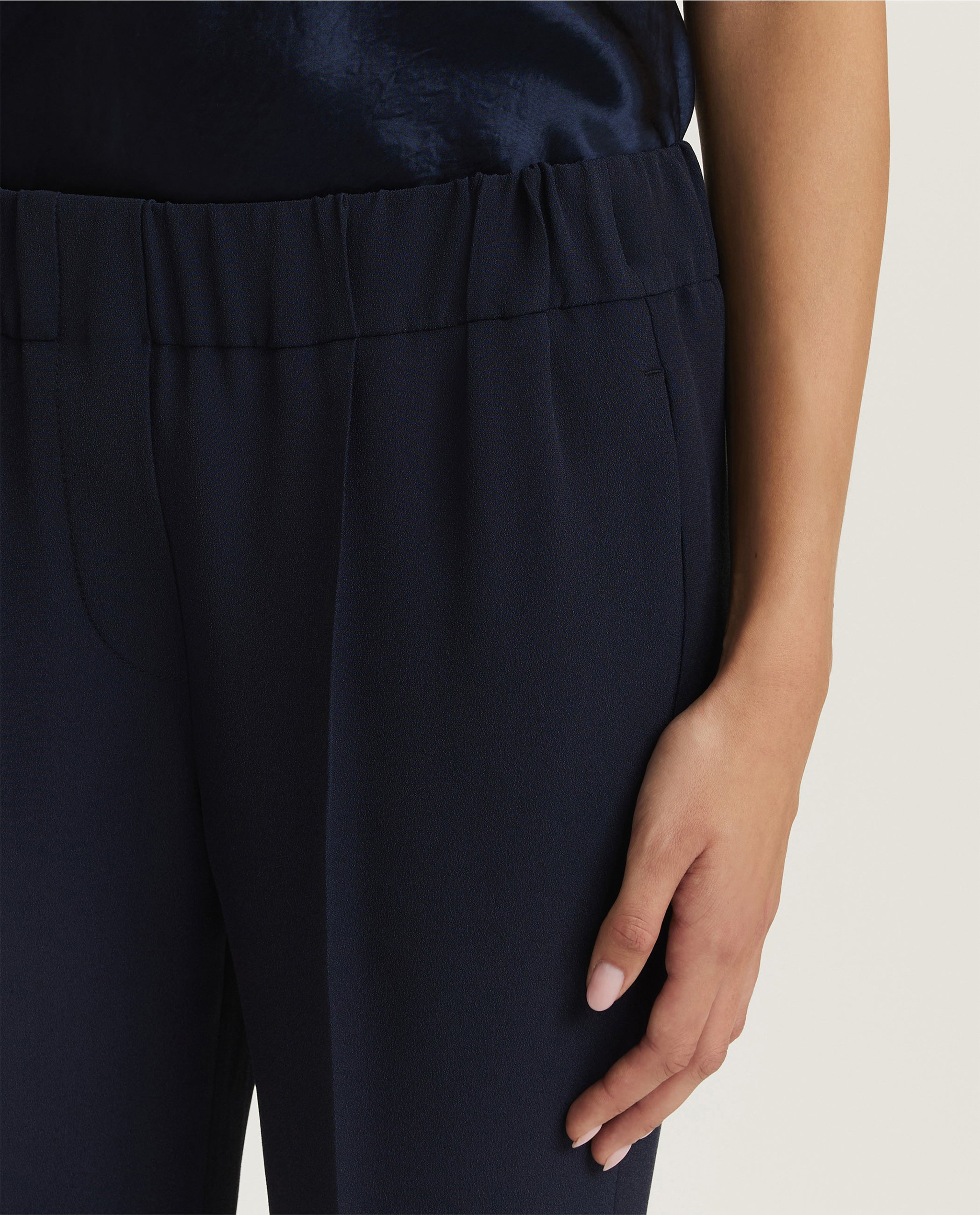 Straight leg trousers