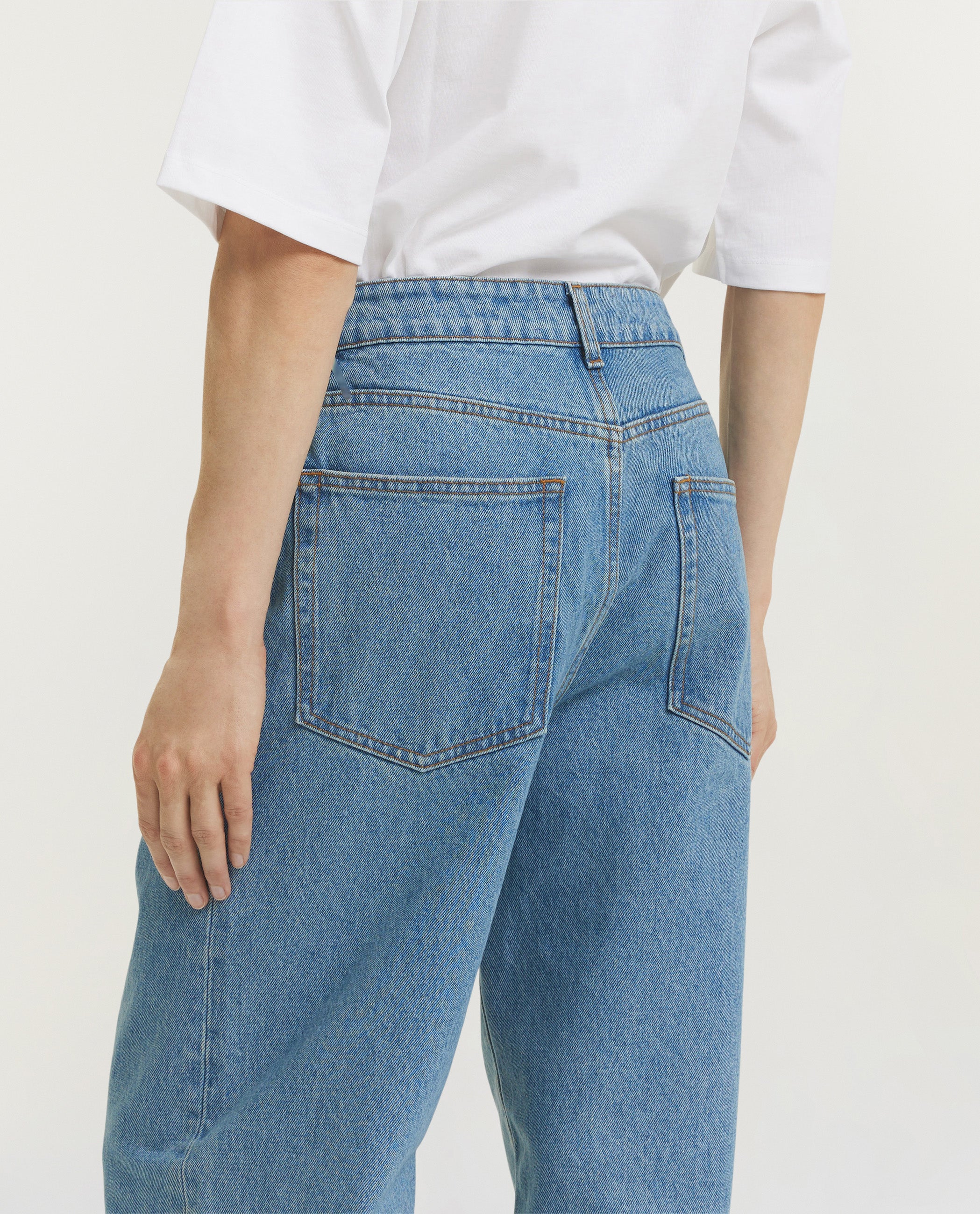 Signature Baggy Fit Denim - Lichtblauw