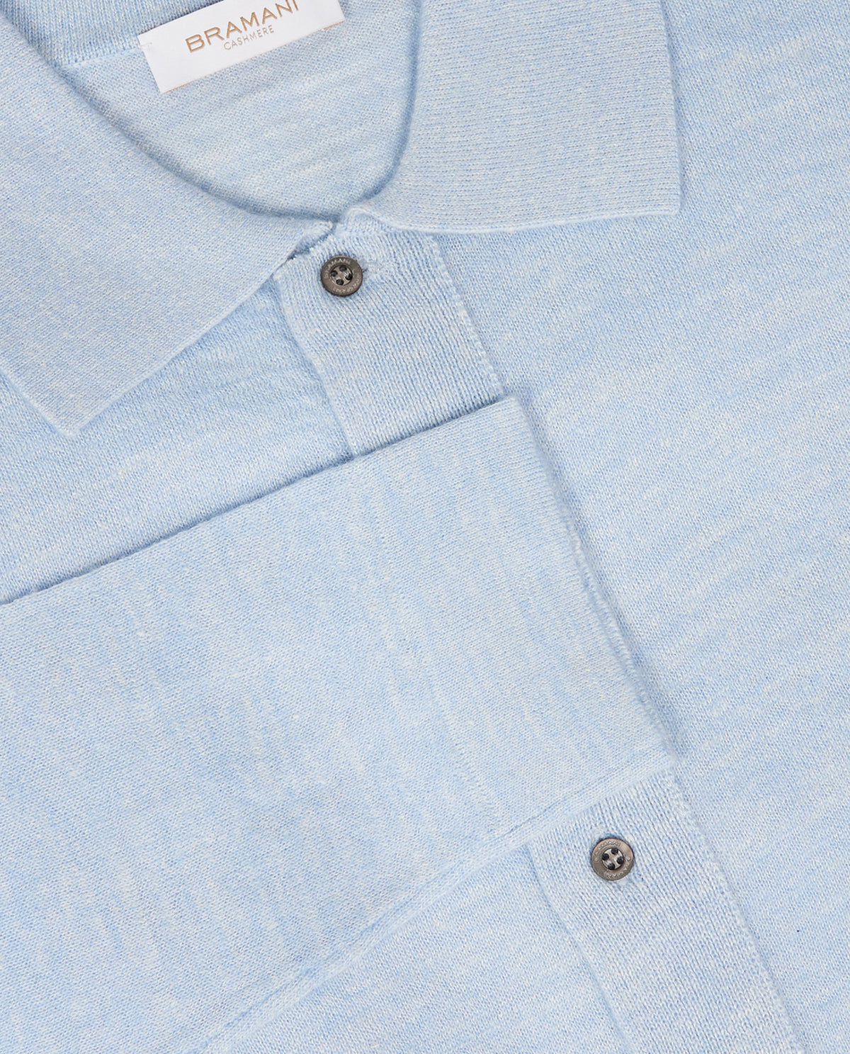 Polo Kraag Vest - Lichtblauw