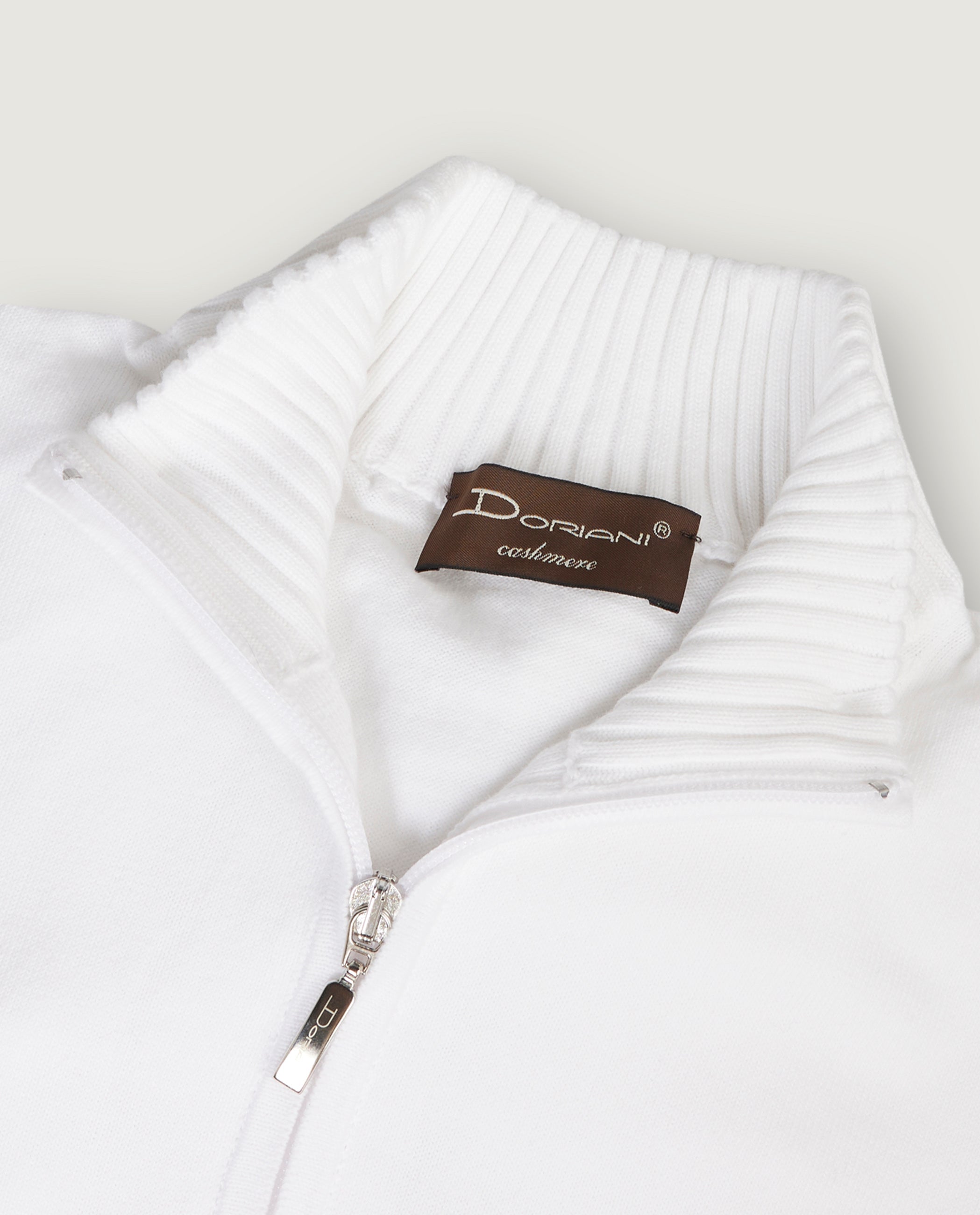 Cotton Half Zip Cardigan