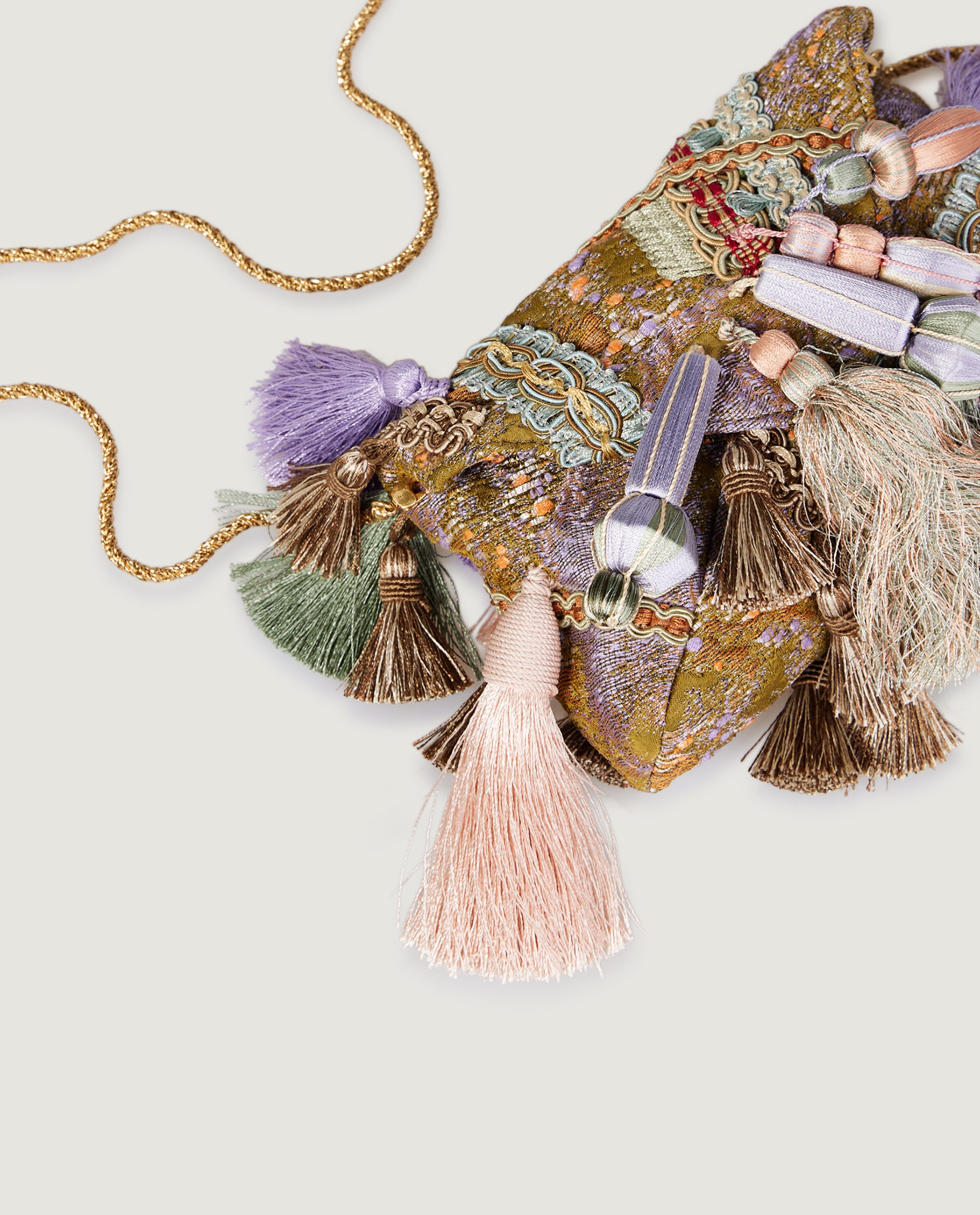 Adorned Envelope Handbag